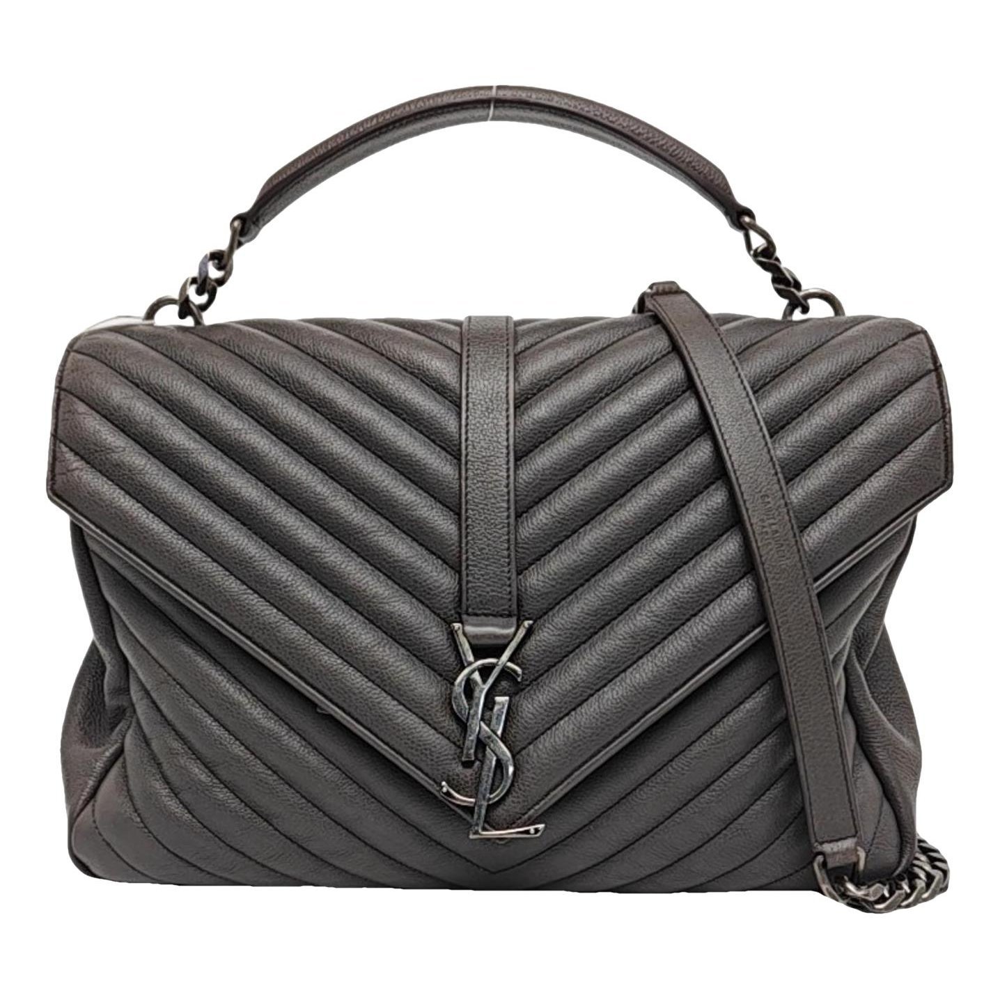 Collége monogramme leather handbag