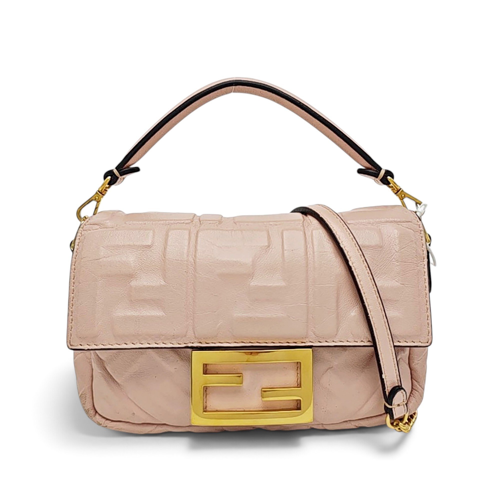 Baguette leather handbag
