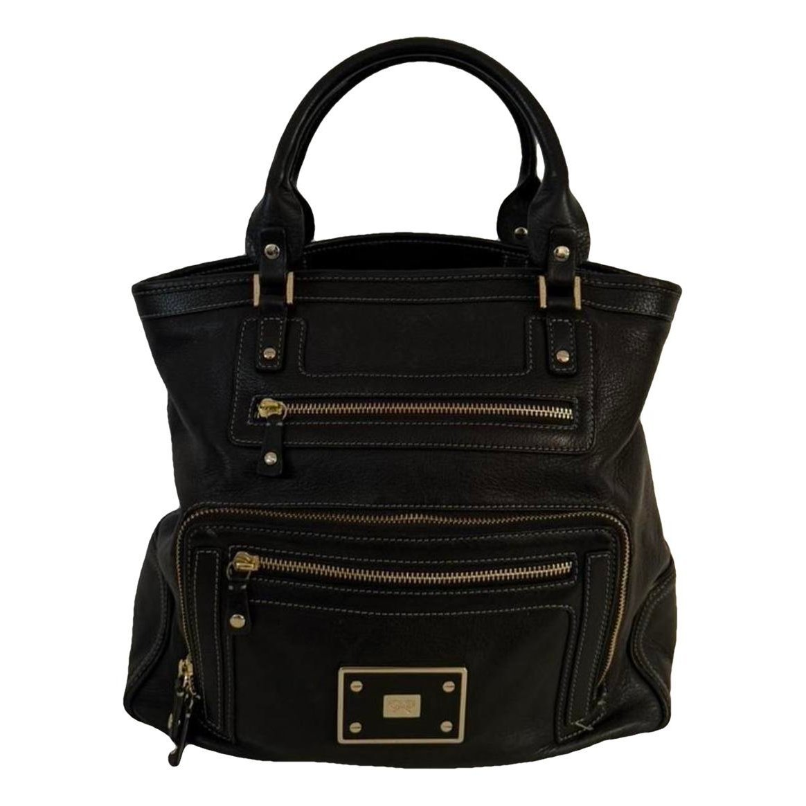 Leather tote