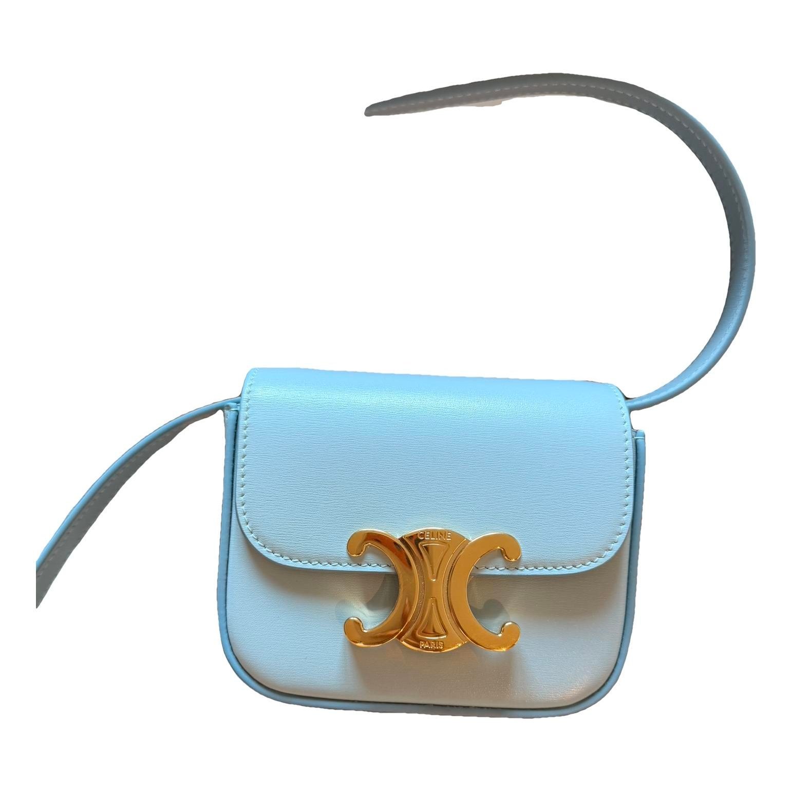Triomphe leather handbag