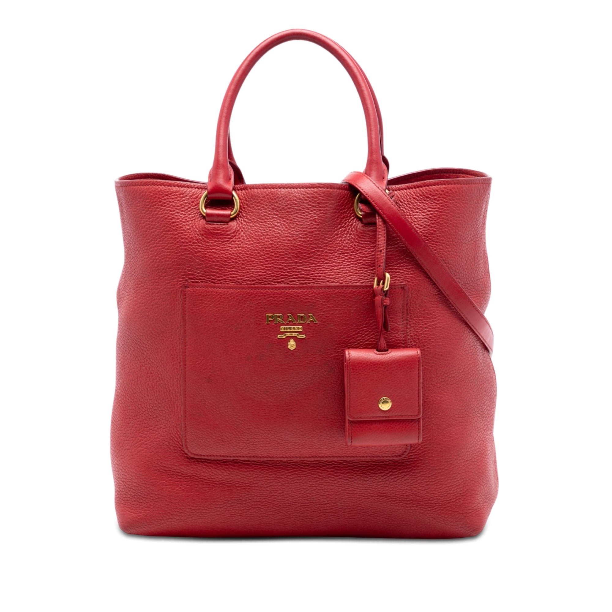 Leather tote