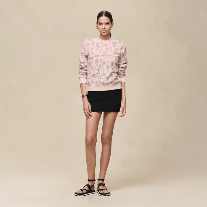 Rose Opaline "Ferronnerie Remix" Sweatshirt