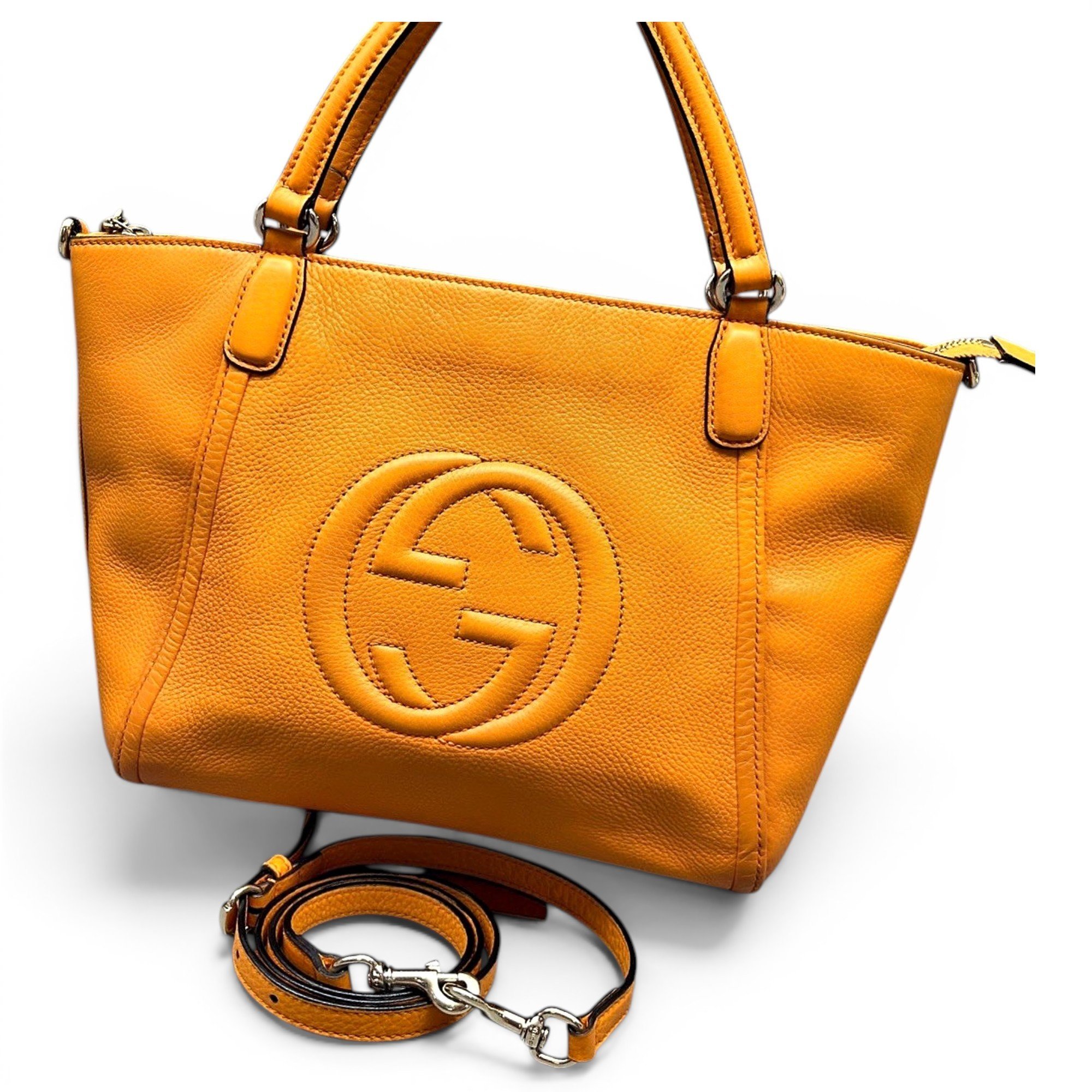 Soho Top Handle leather handbag
