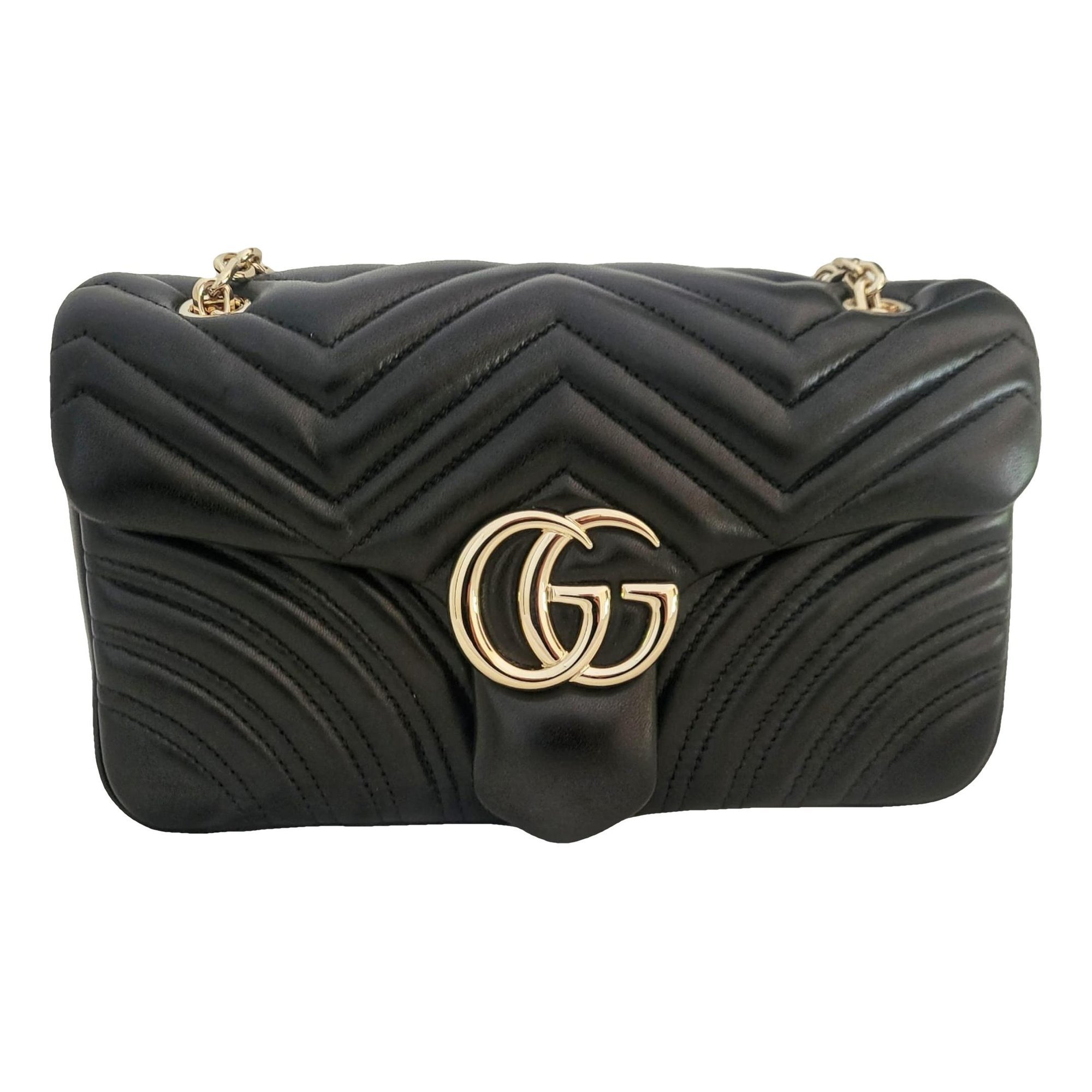 GG Marmont Flap leather crossbody bag