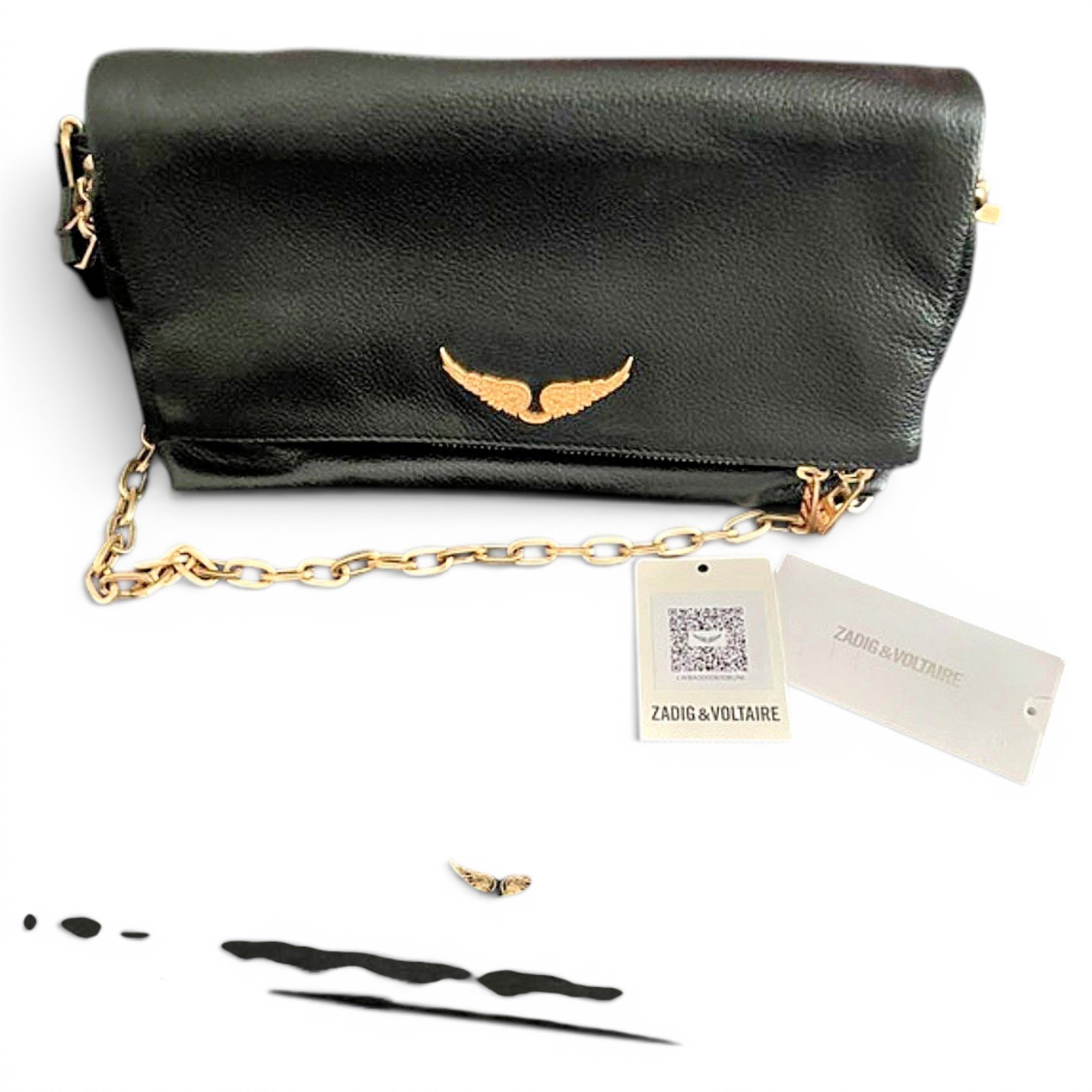 Rock leather handbag
