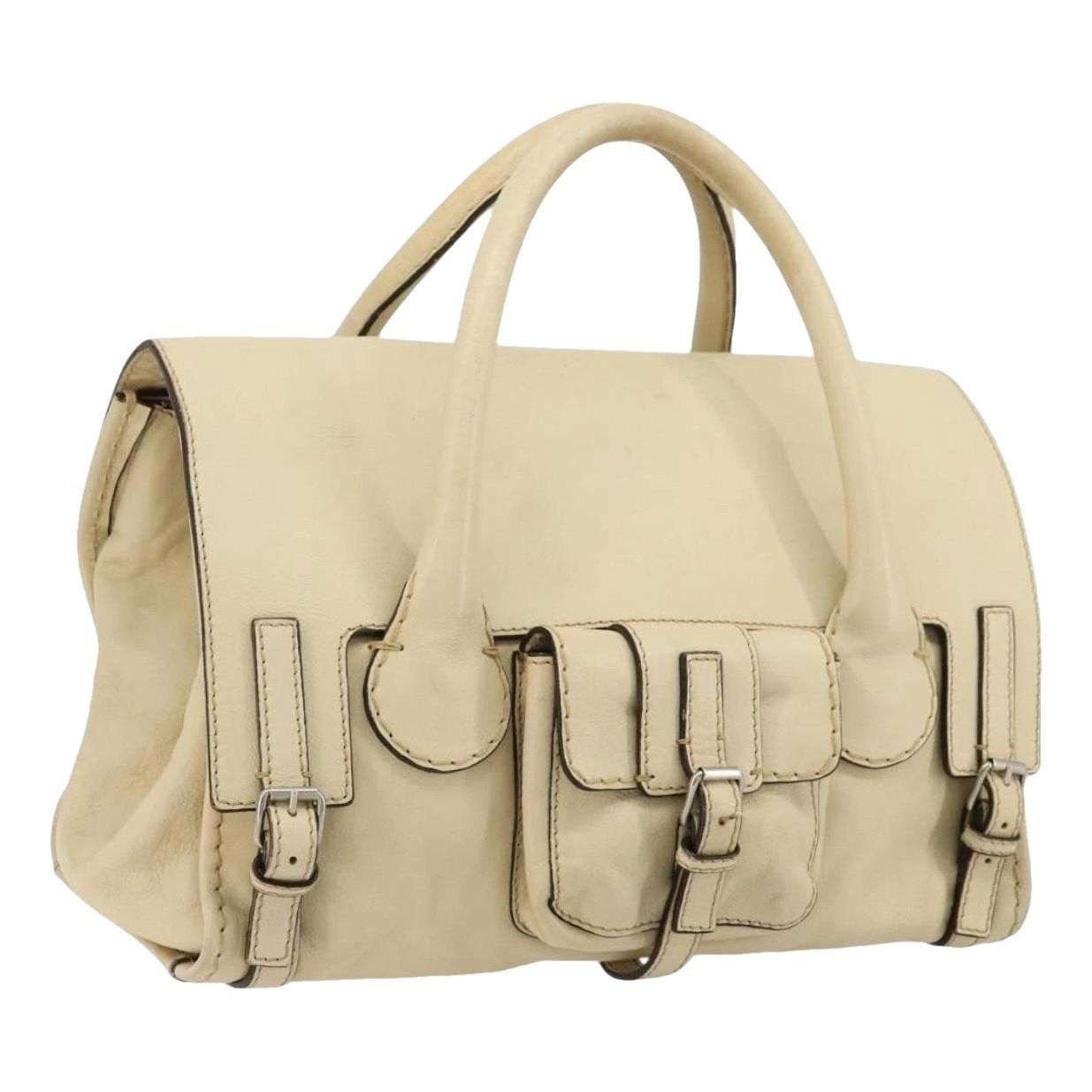 Leather handbag