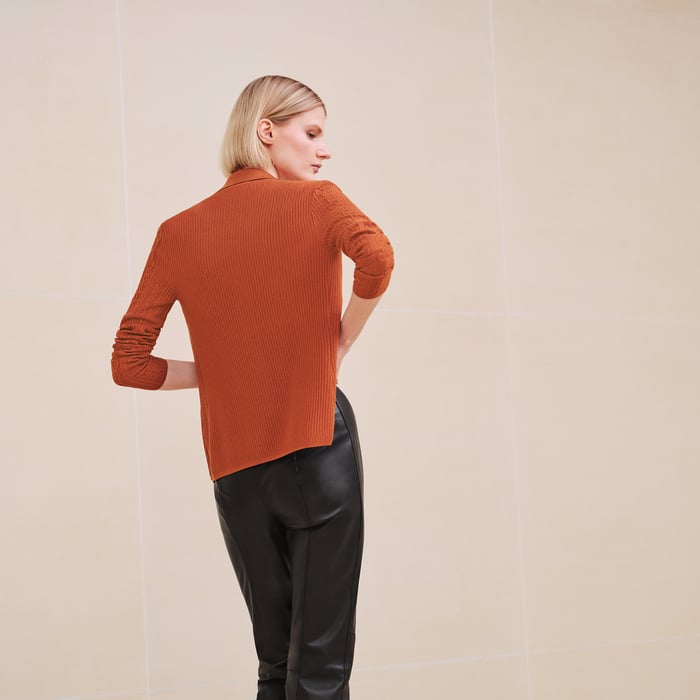 Orange Canyon Shirt Cardigan
