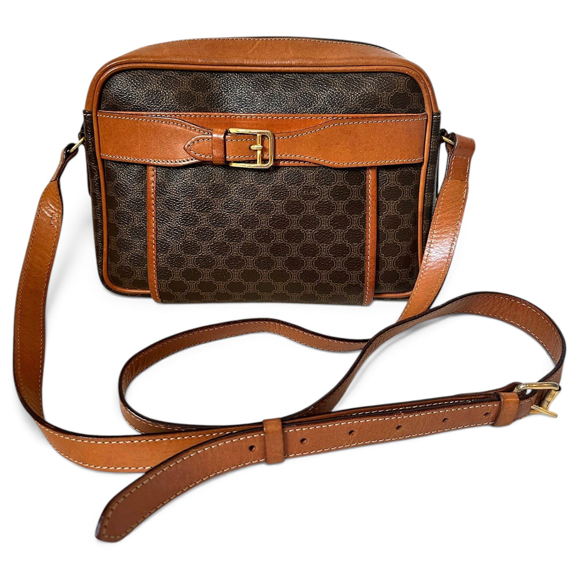 Folco leather crossbody bag