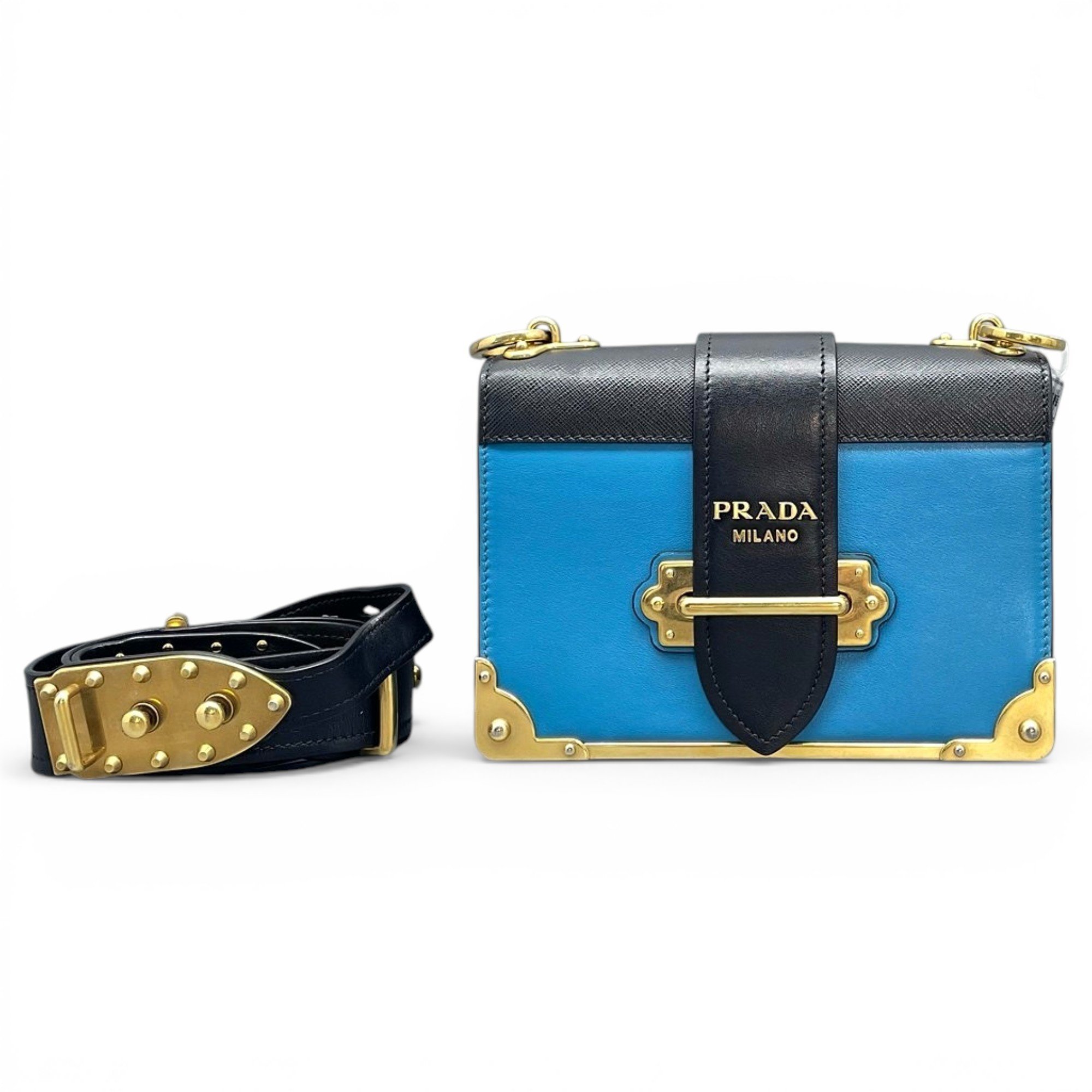 Cahier leather handbag