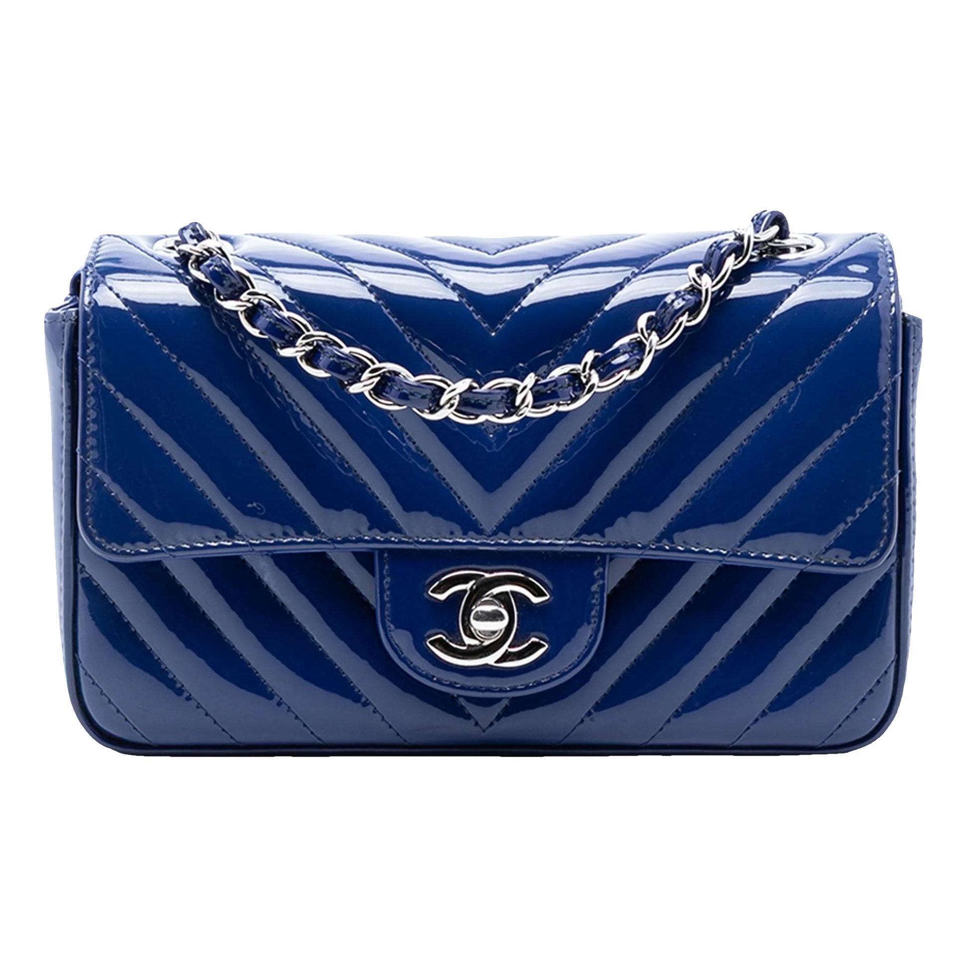 Patent leather mini bag