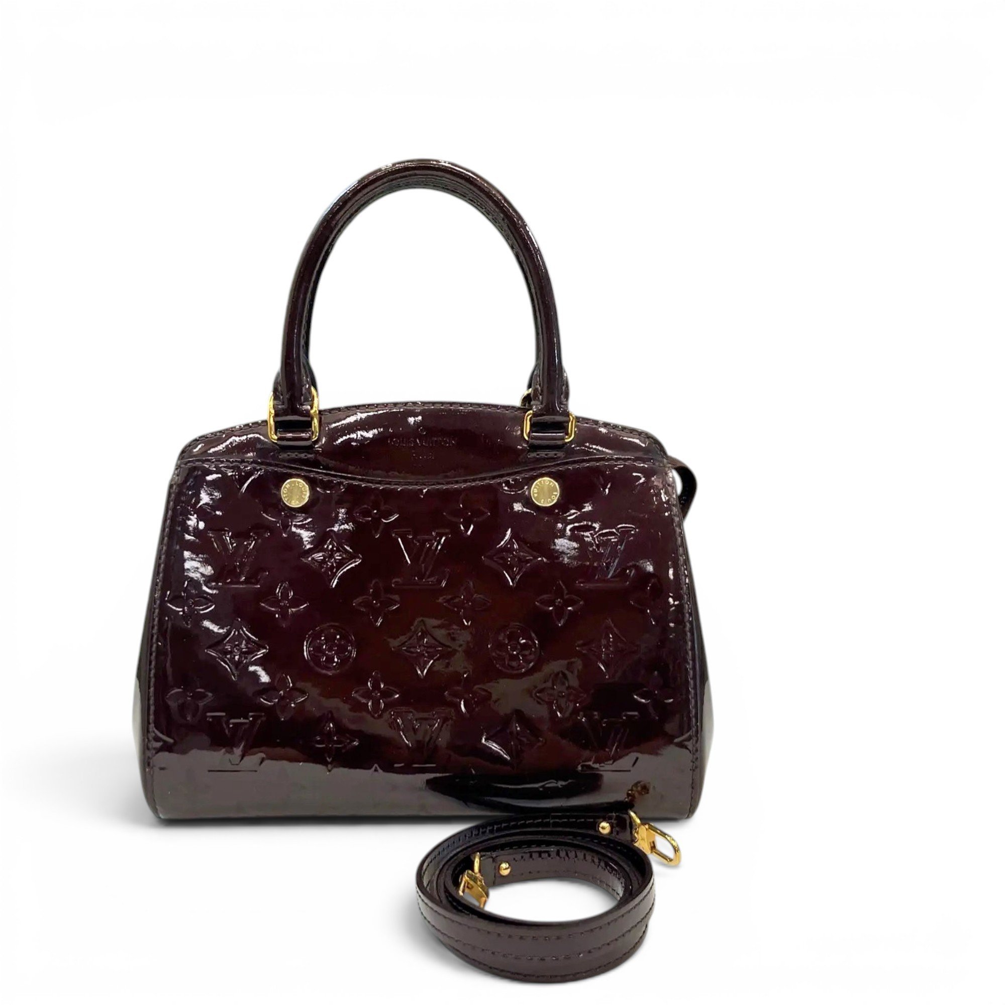 Bréa patent leather handbag