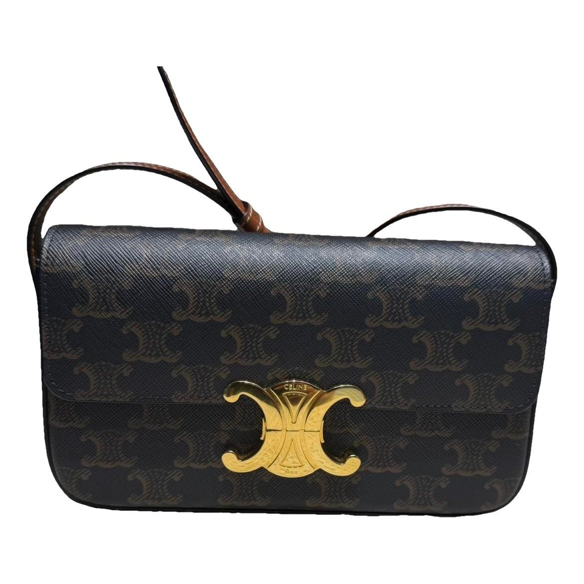 Triomphe leather handbag