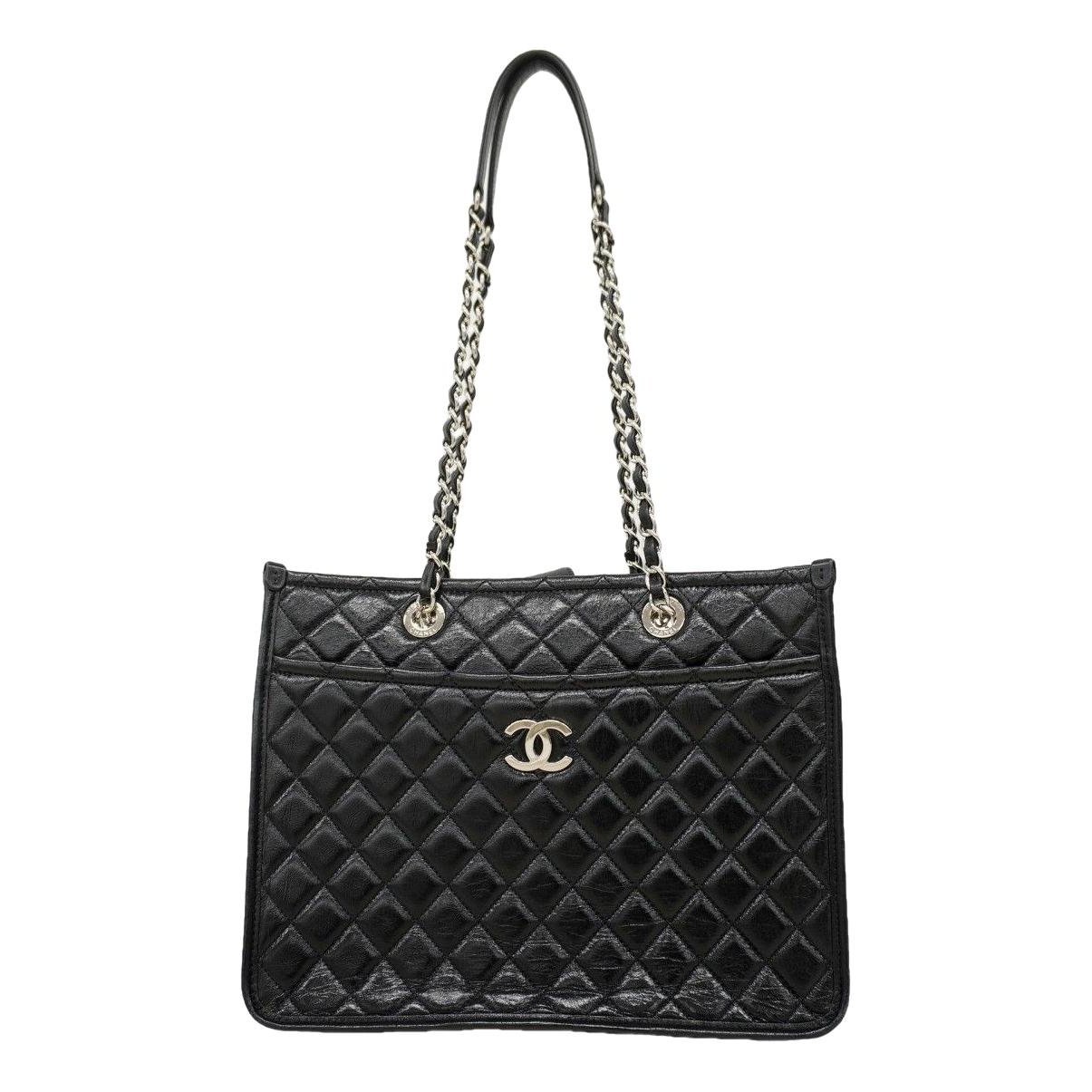Leather tote