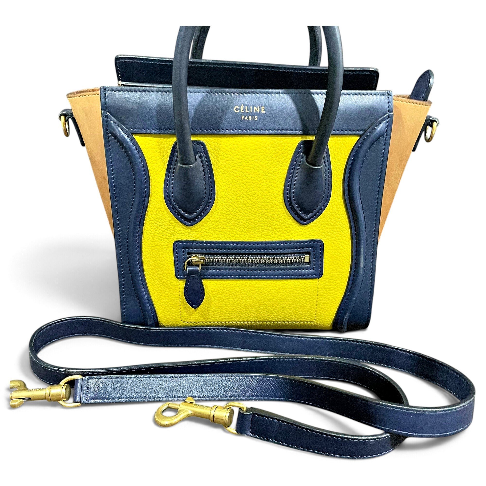 Nano Luggage leather handbag