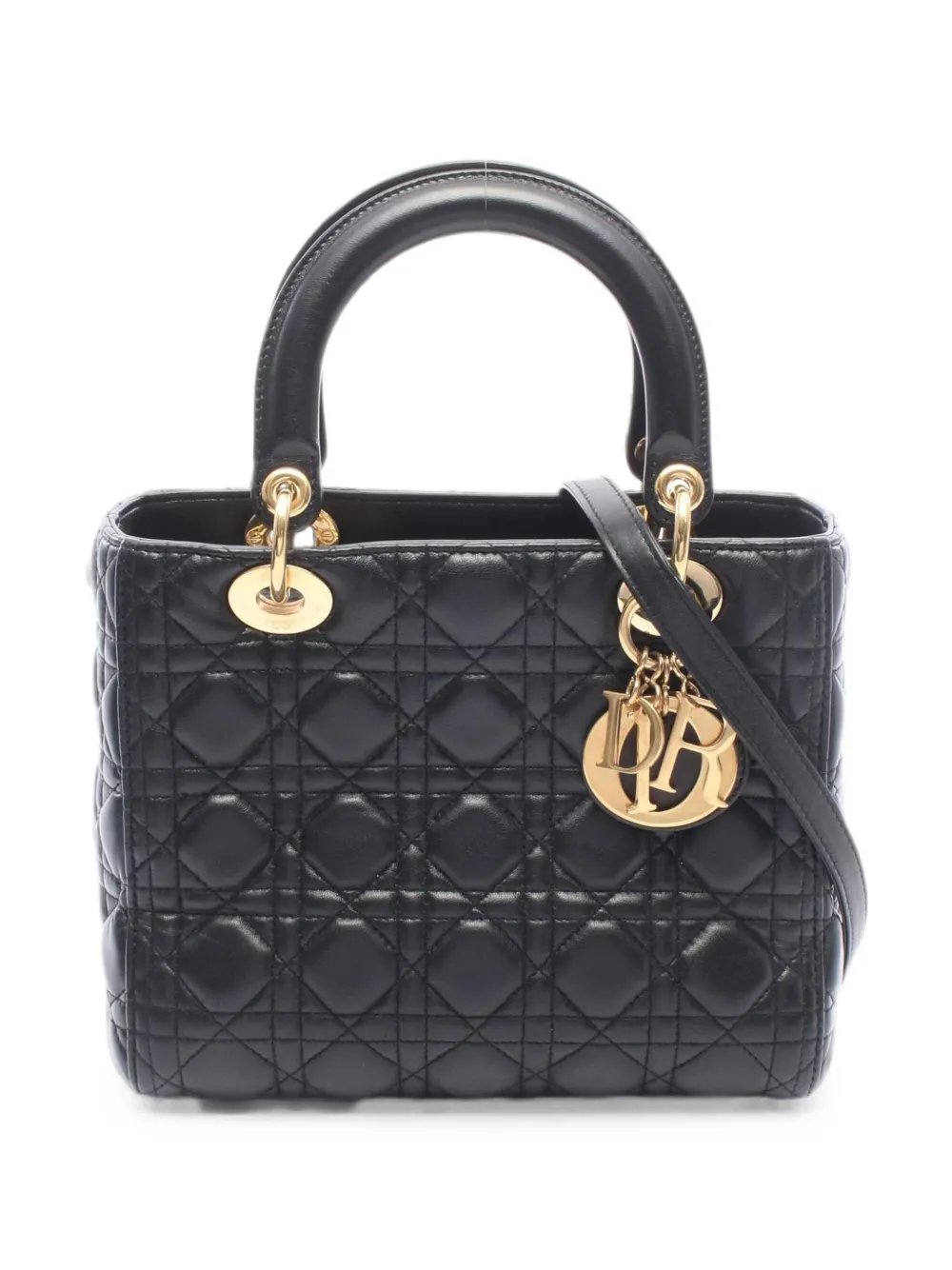 2010s Lady Dior Cannage tote bag
