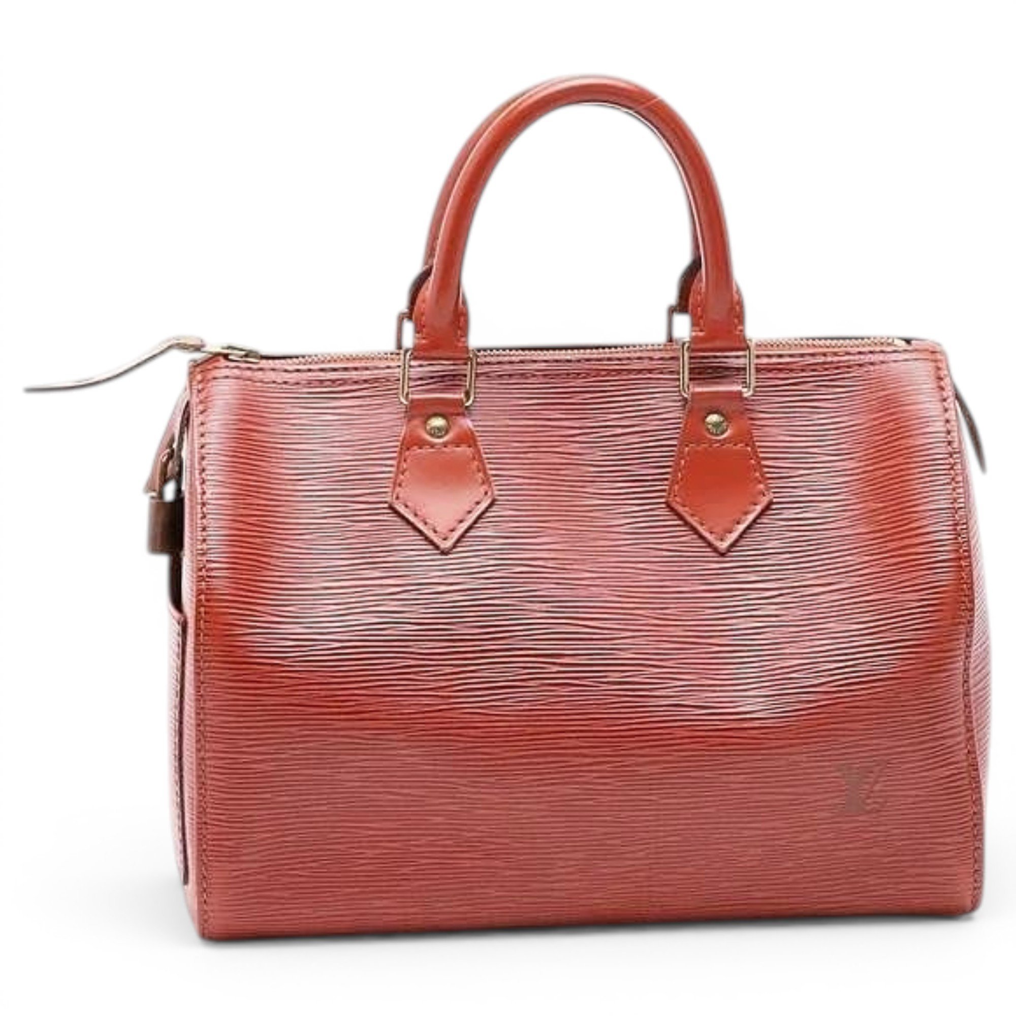 Speedy leather handbag