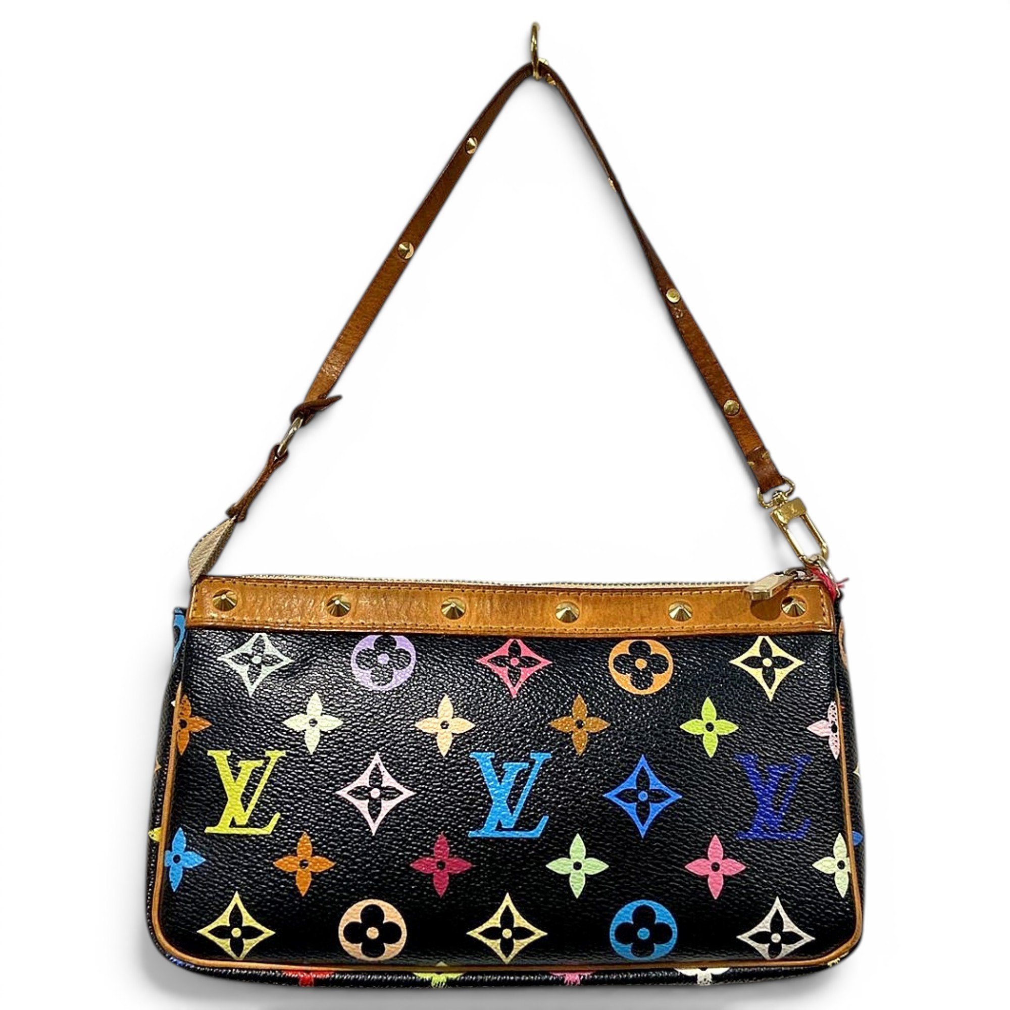 Pochette Accessoire leather handbag
