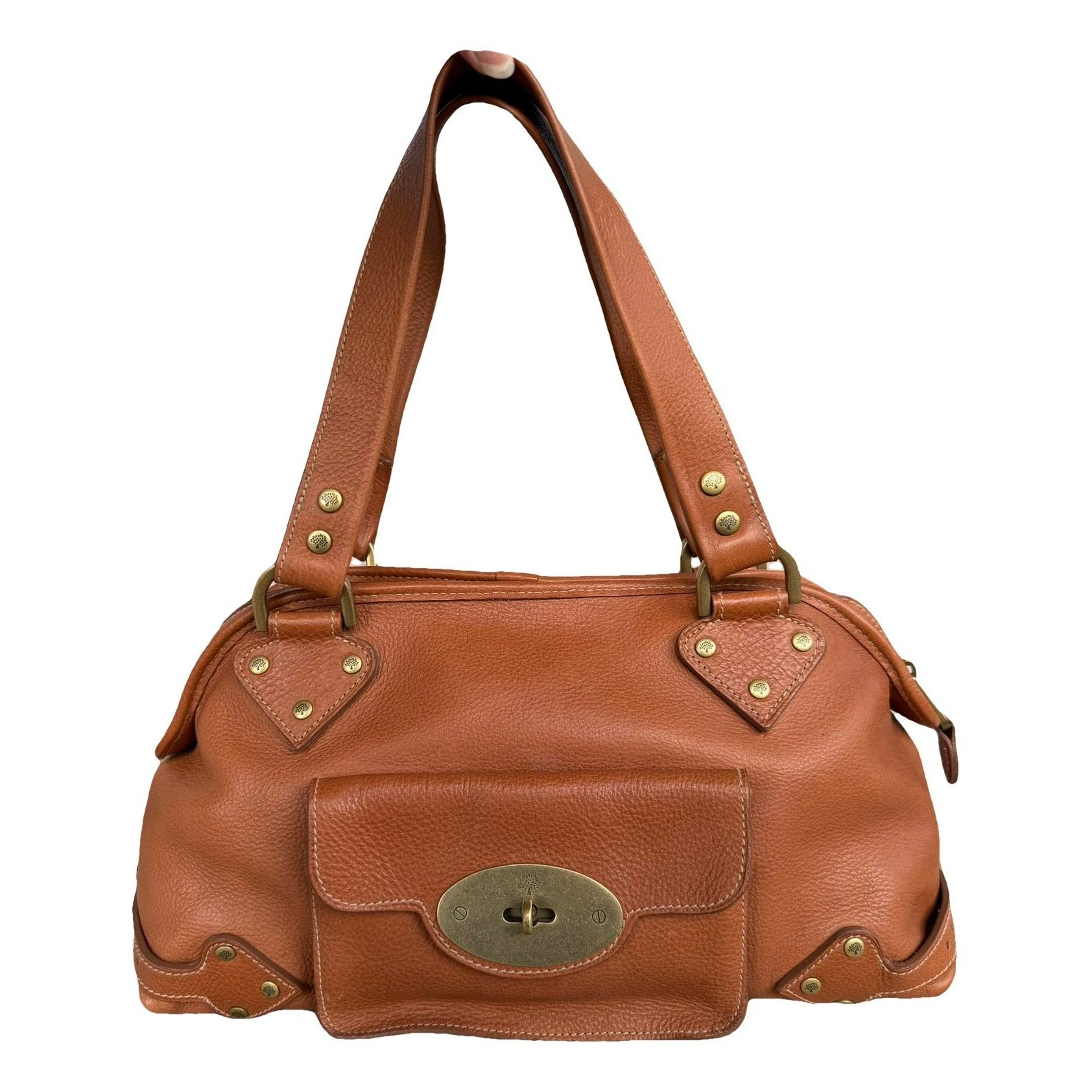 Leather handbag