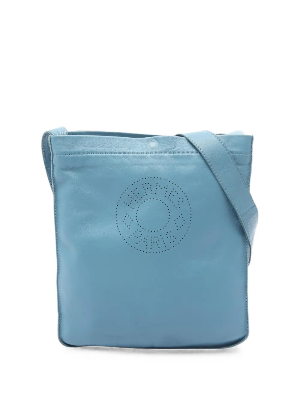2000s perforated logo crossbody bag
