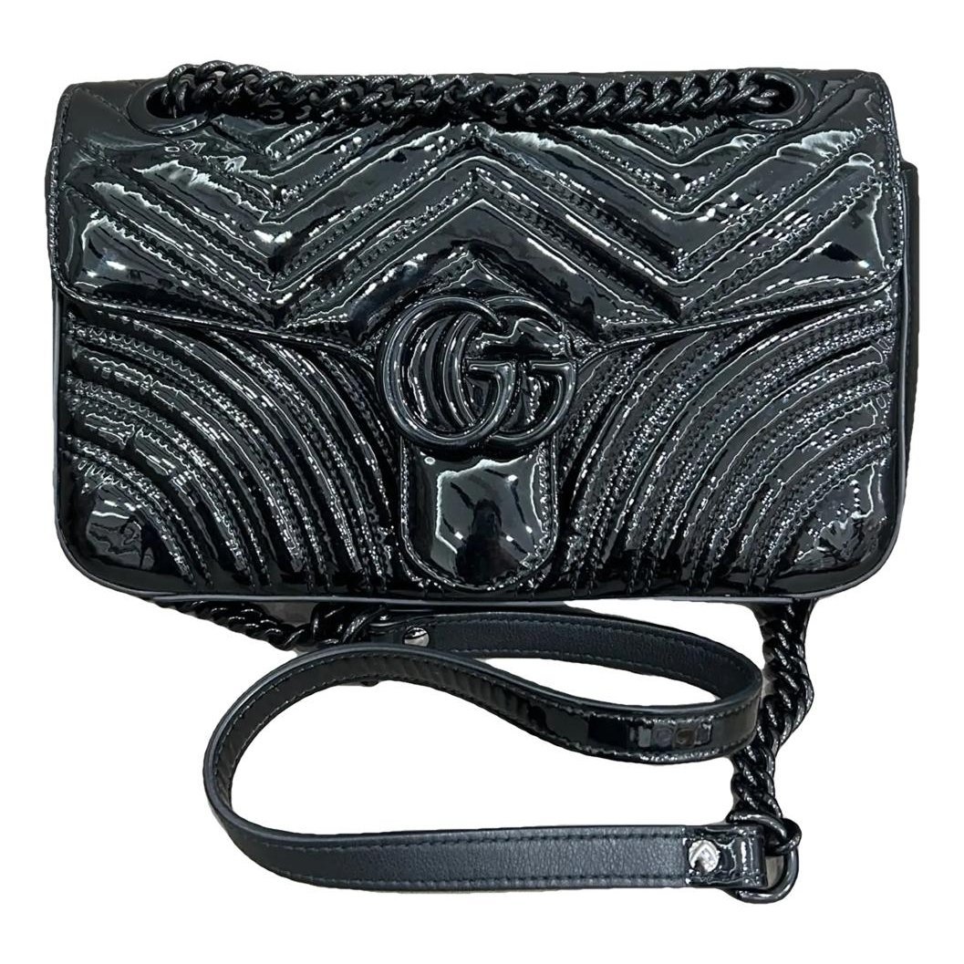 Marmont patent leather crossbody bag
