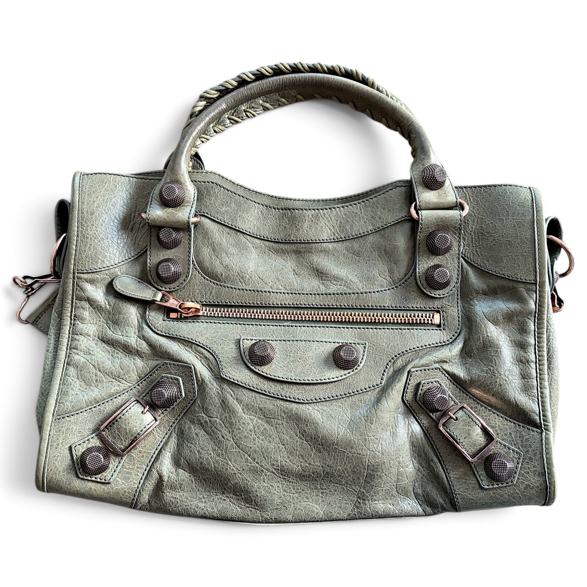 Balenciaga City leather satchel
