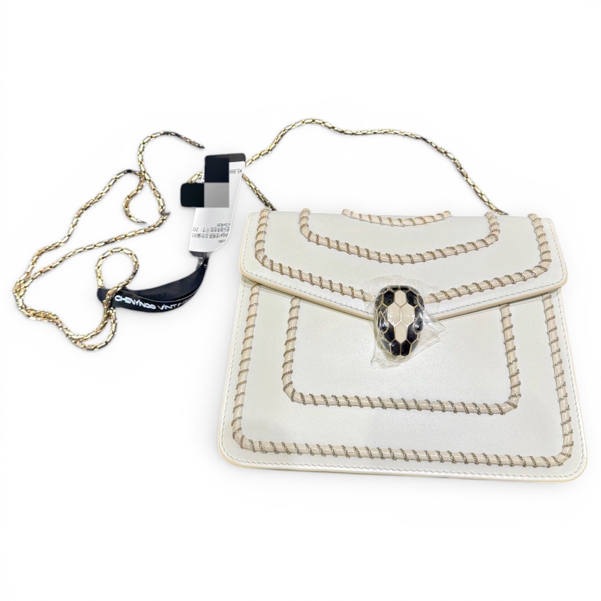 Bvlgari Serpenti leather handbag