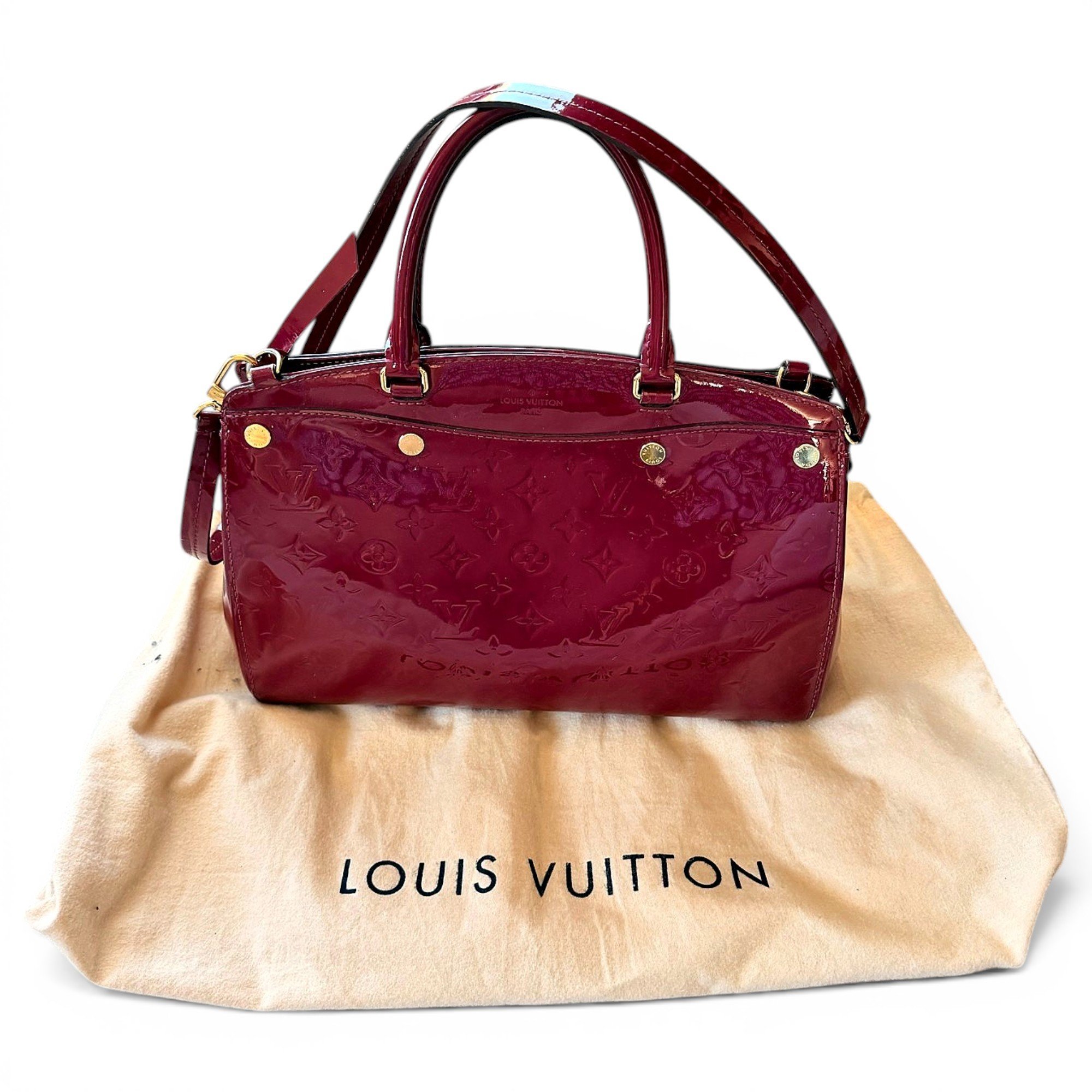Bréa patent leather handbag