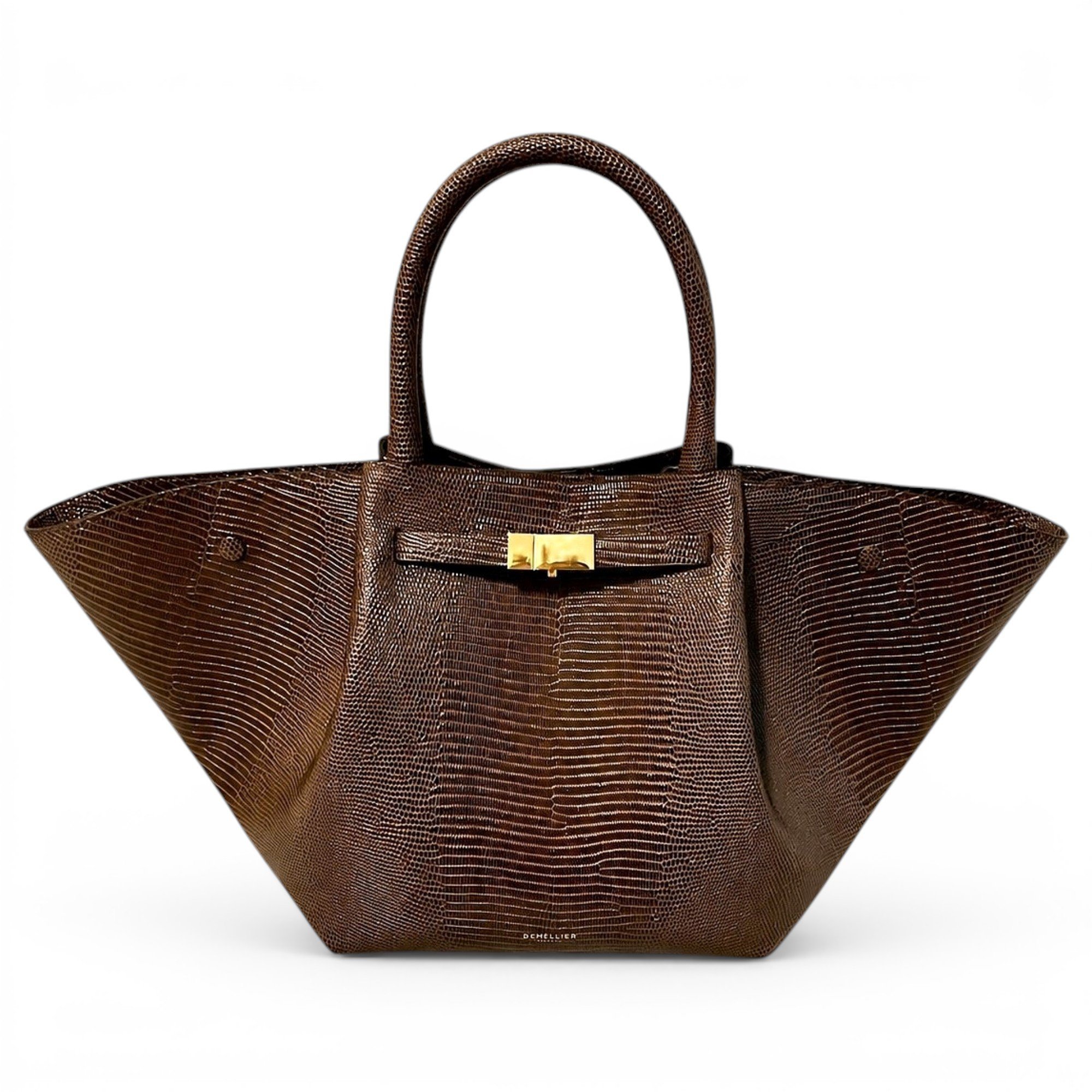 Leather tote