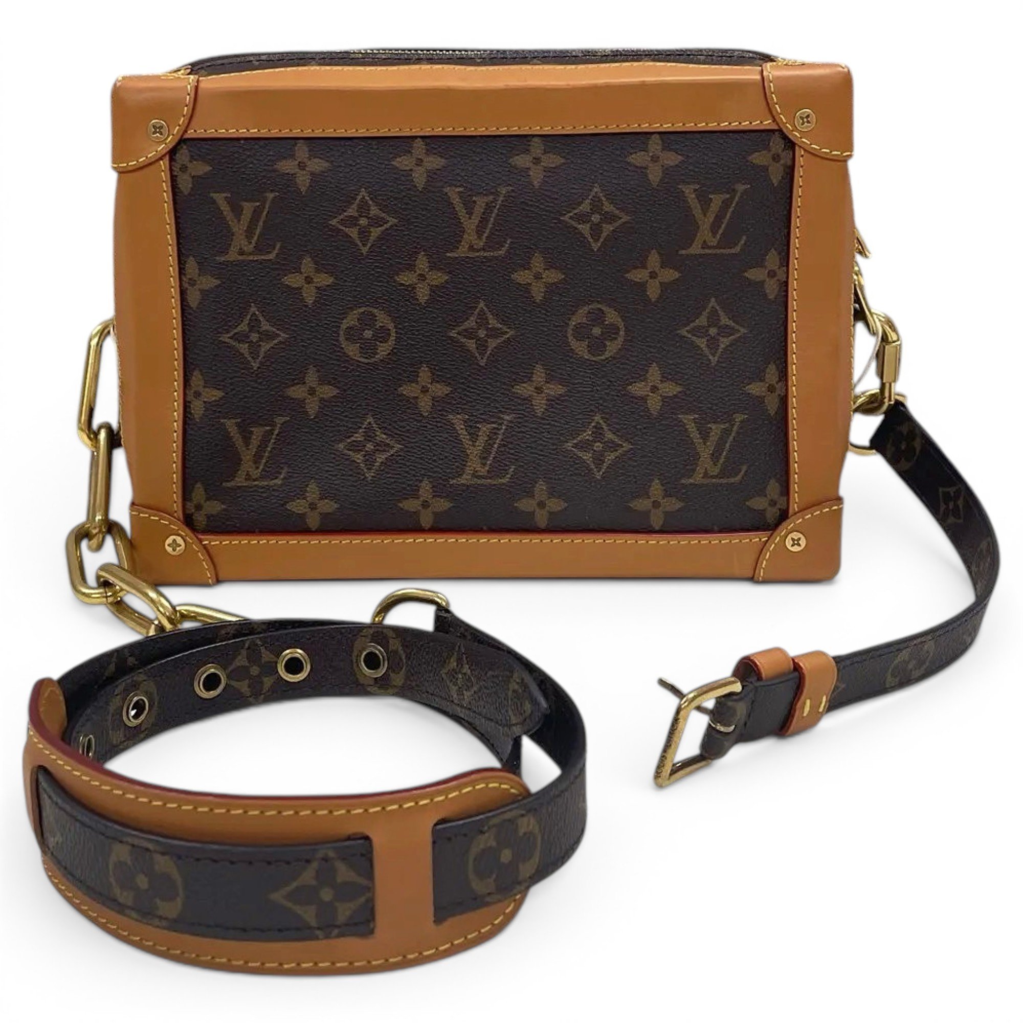 Vinyl crossbody bag