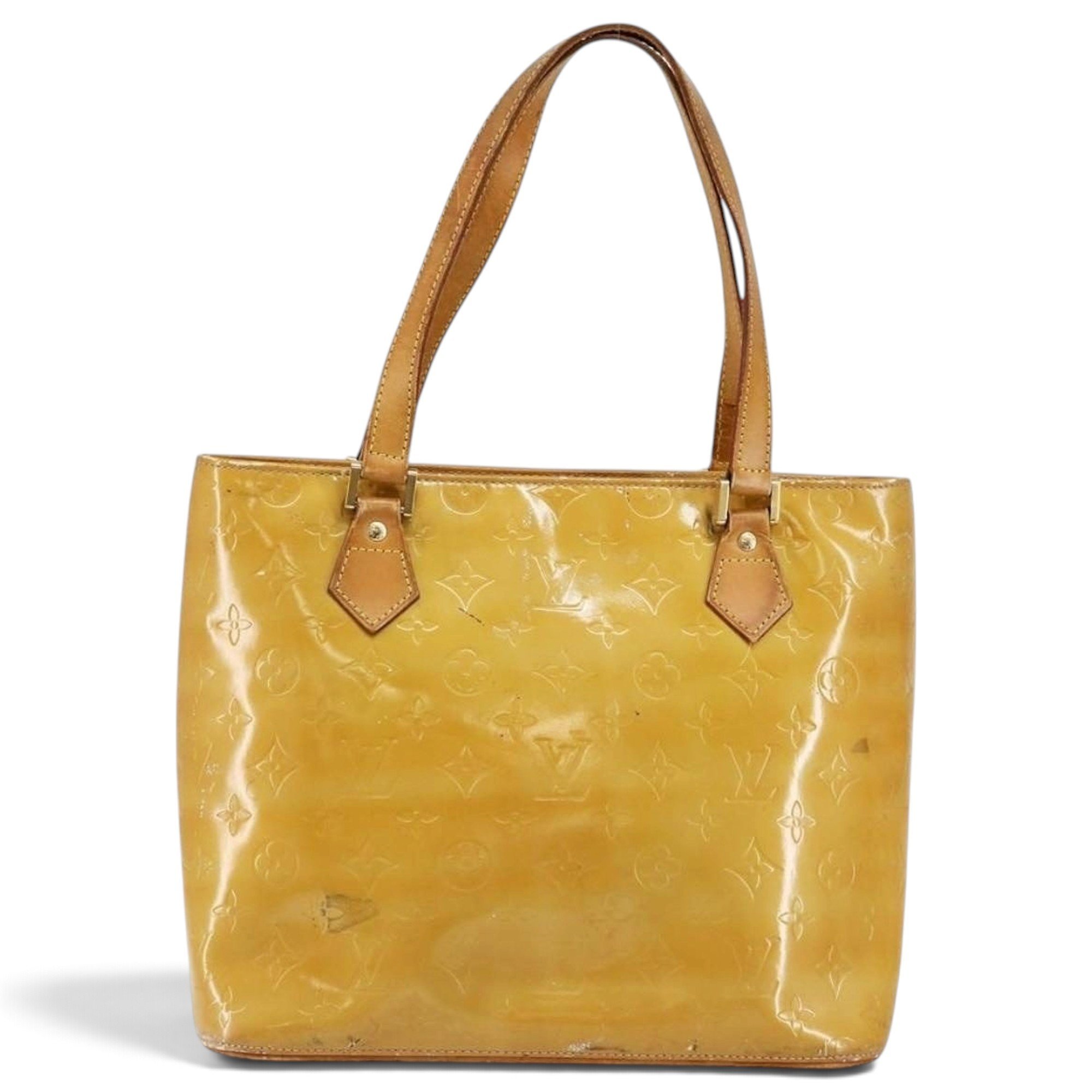 Houston patent leather handbag
