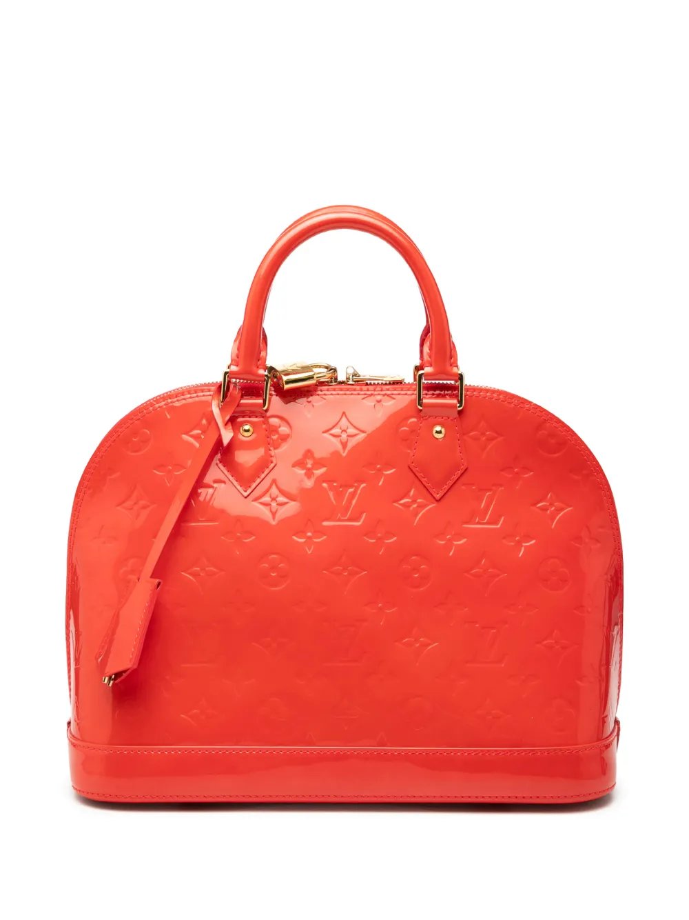 2012 Monogram Vernis Alma PM satchel