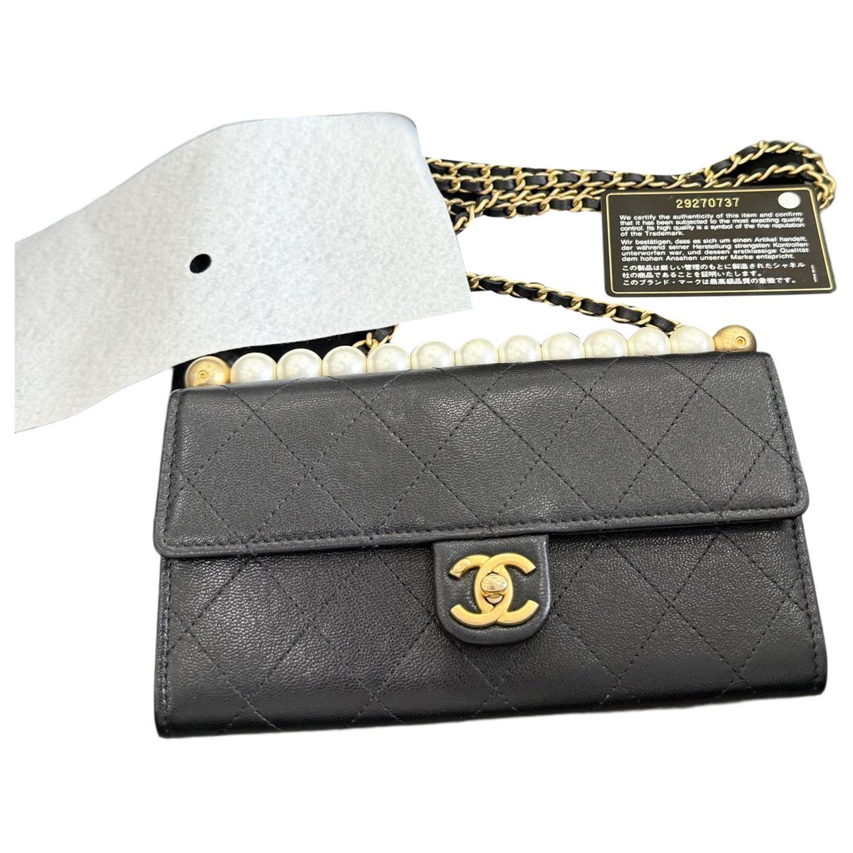 Leather handbag
