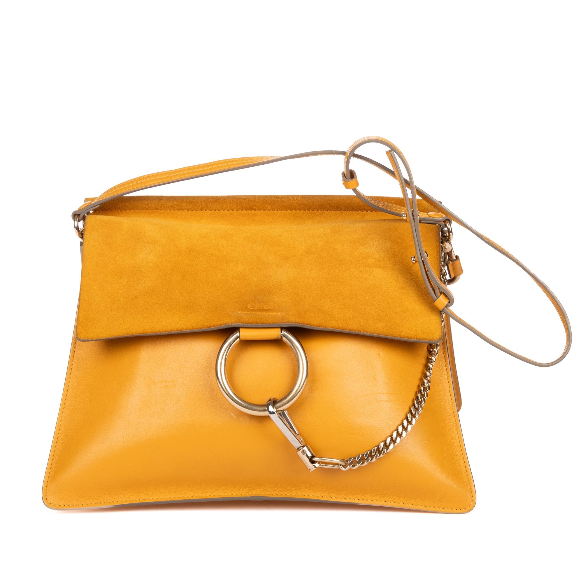 Faye leather handbag