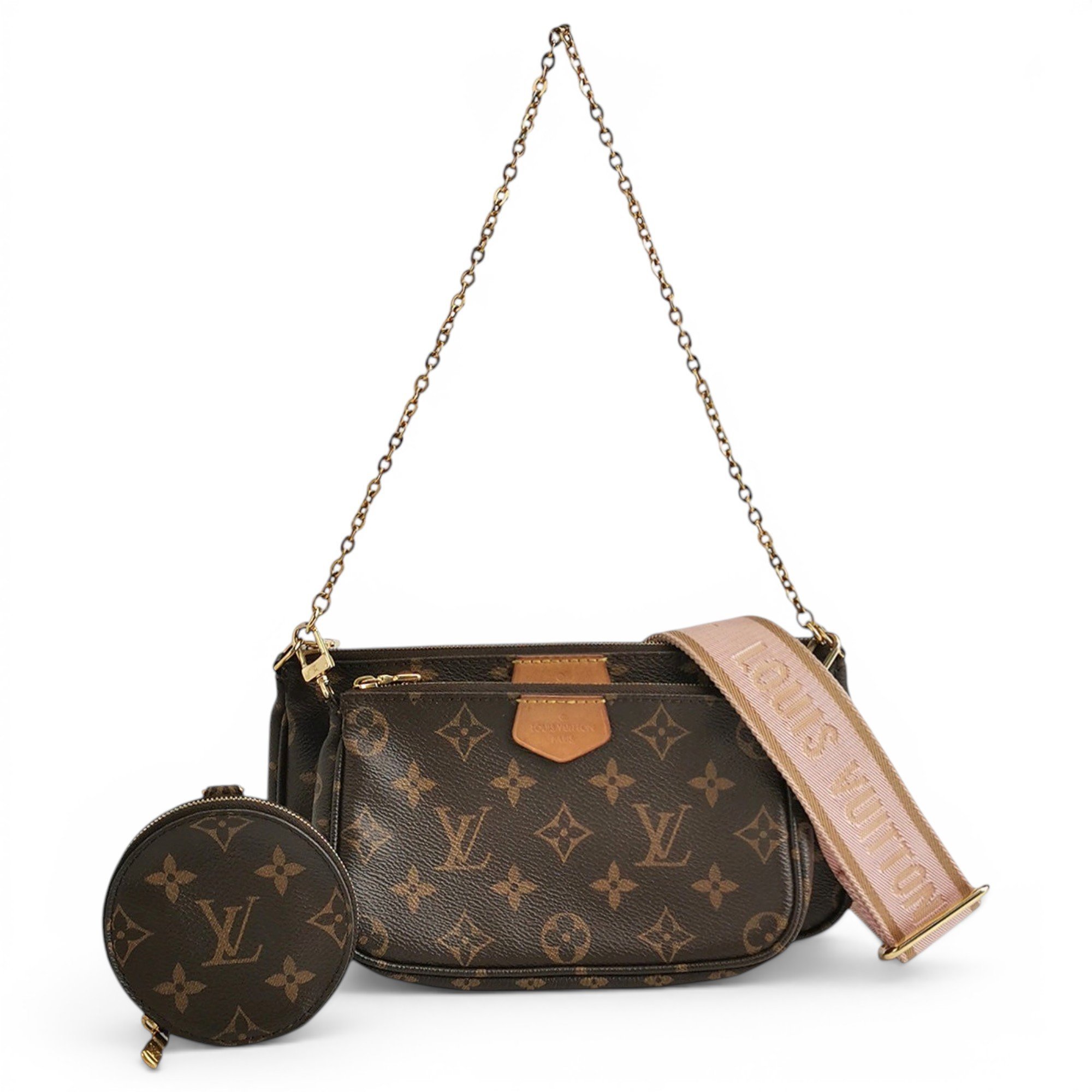 Multi Pochette Accessoires leather handbag