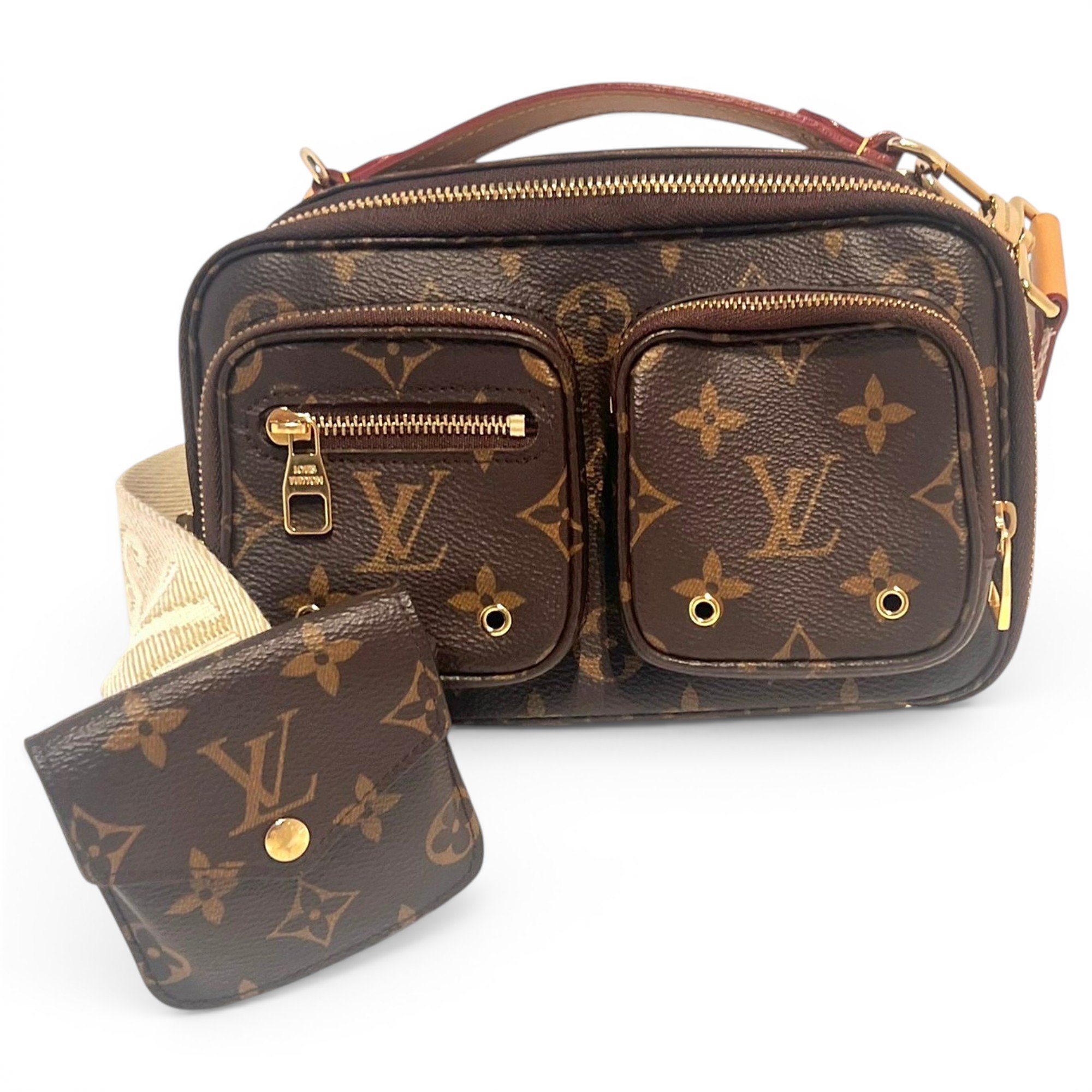 Croisé Utility cloth handbag