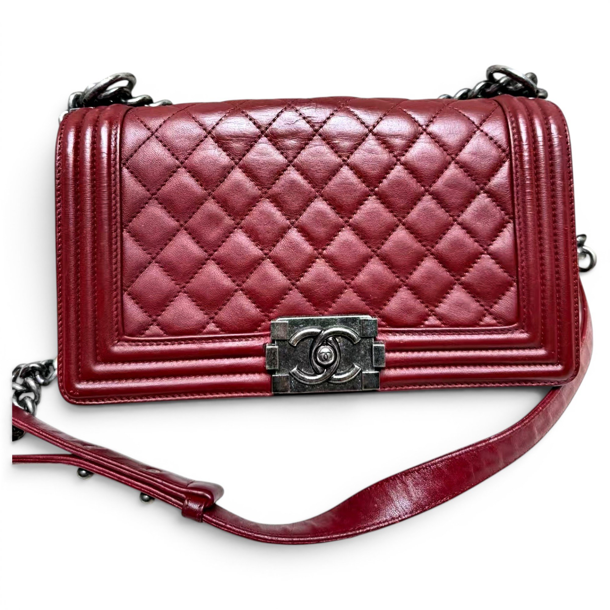 Boy leather handbag