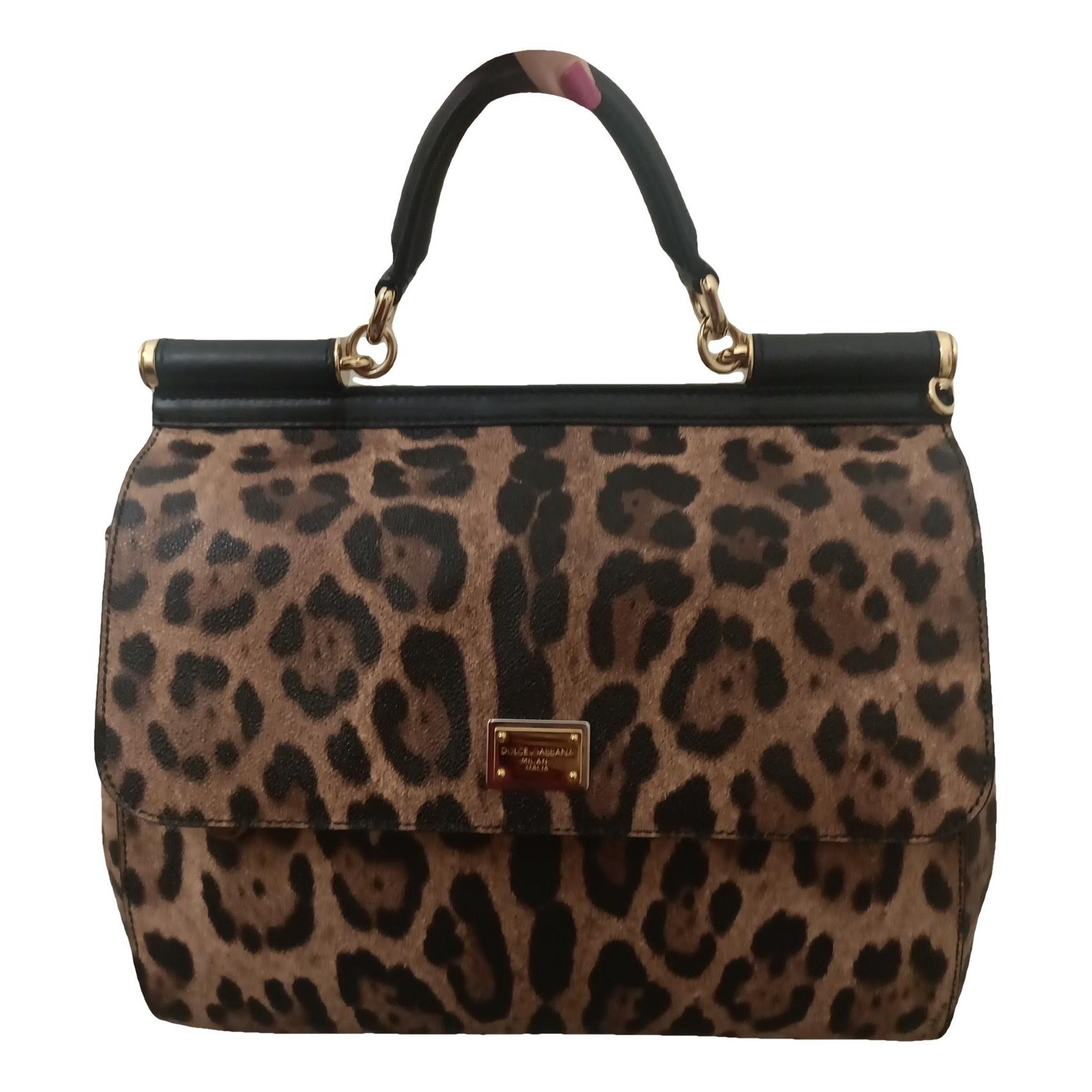 Dolce & Gabbana Sicily leather handbag