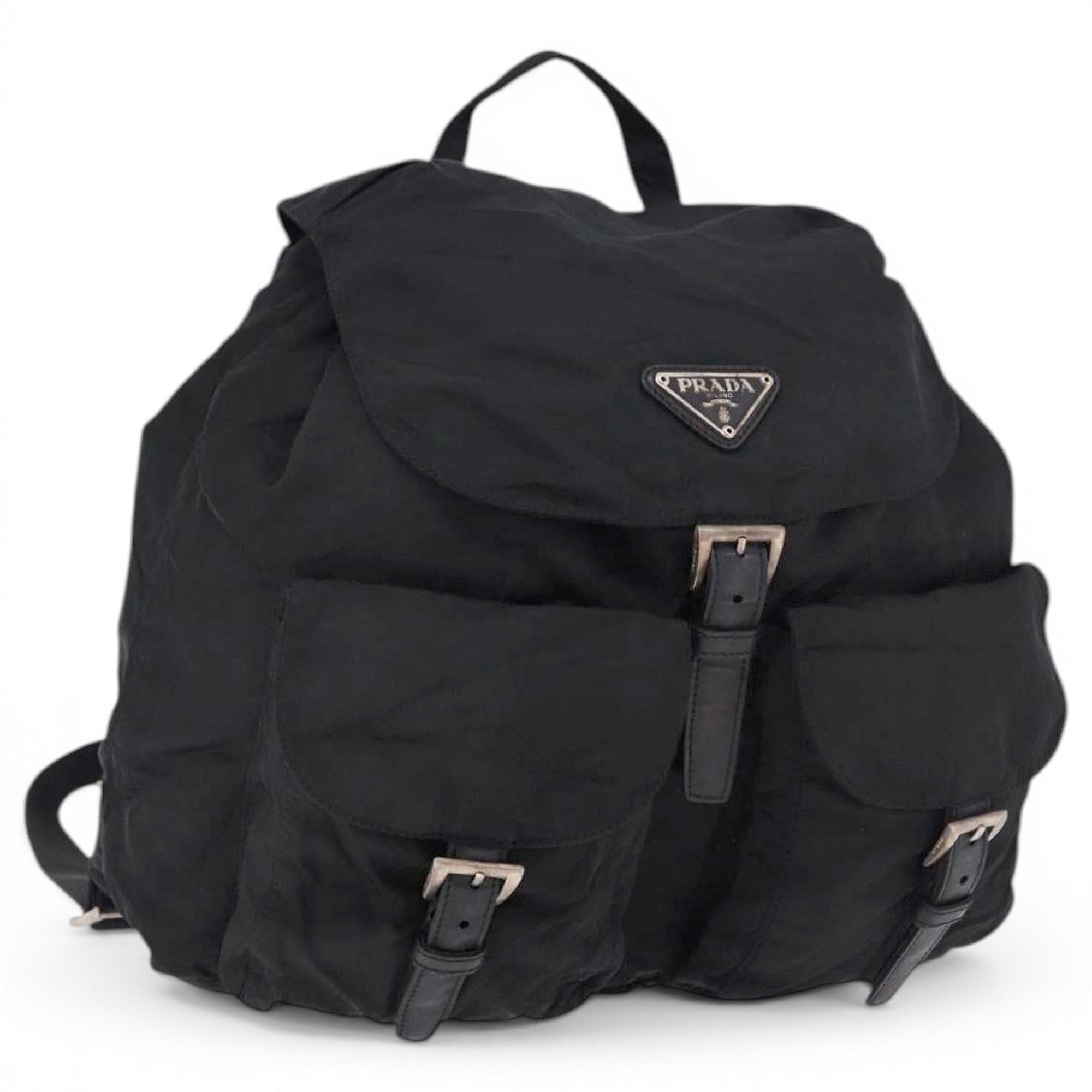 Leather backpack