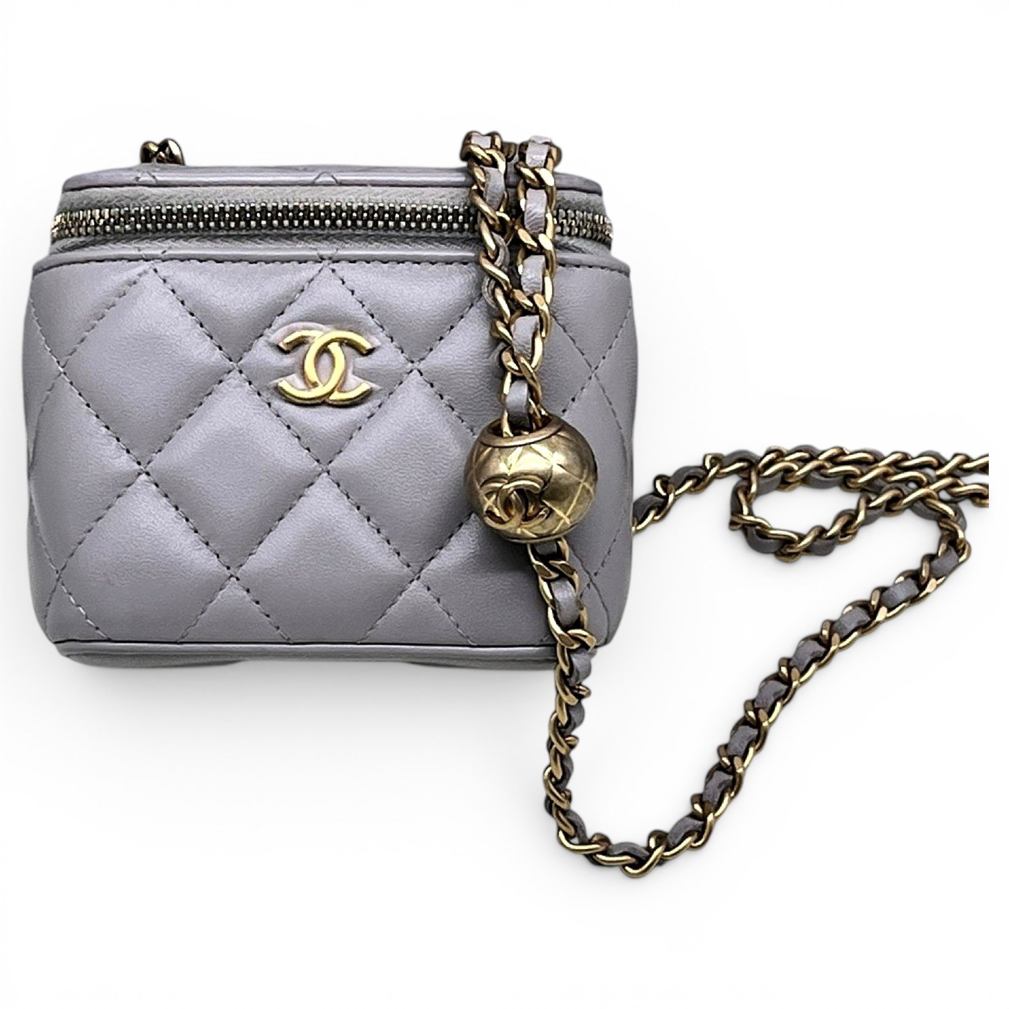 Vanity leather mini bag