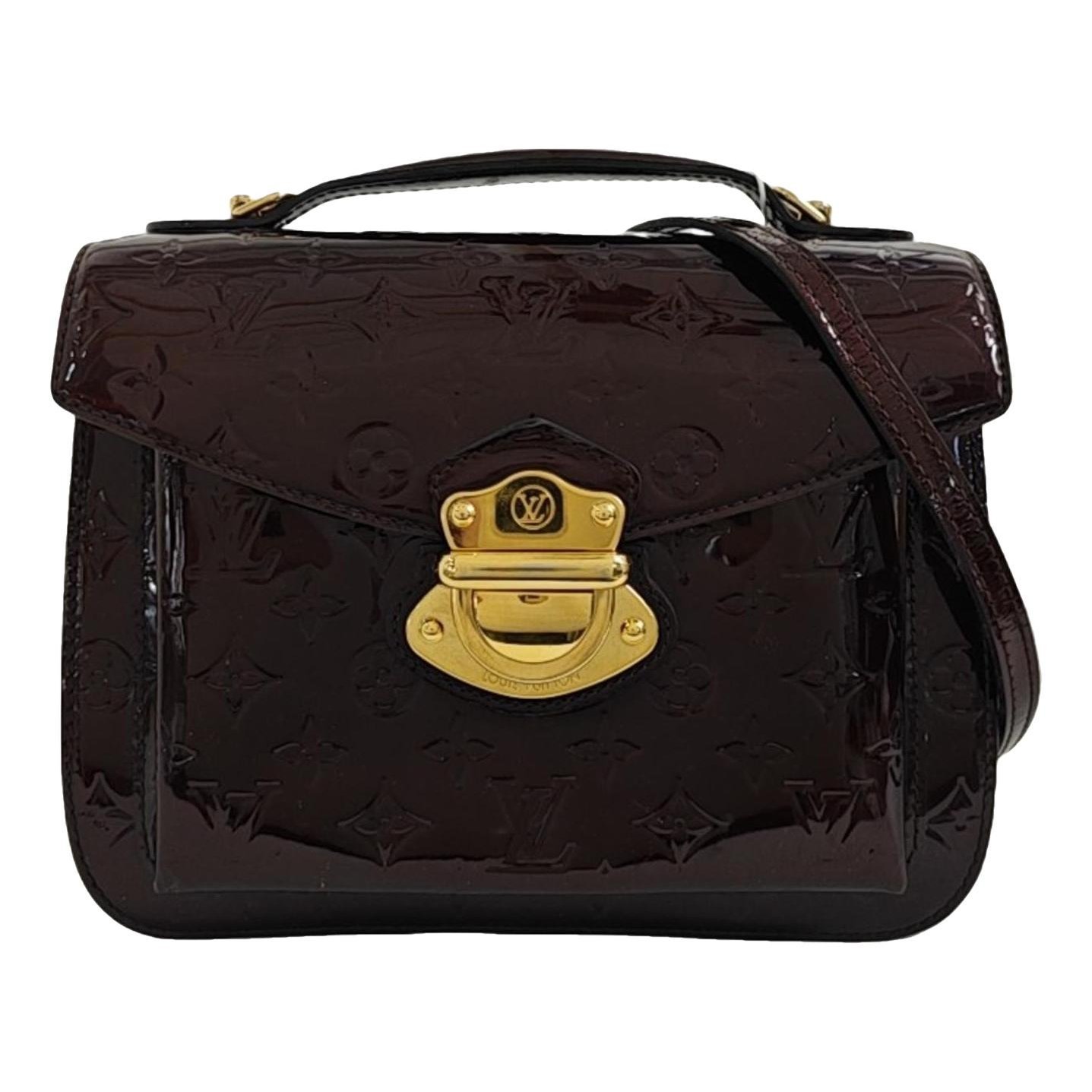 Patent leather handbag