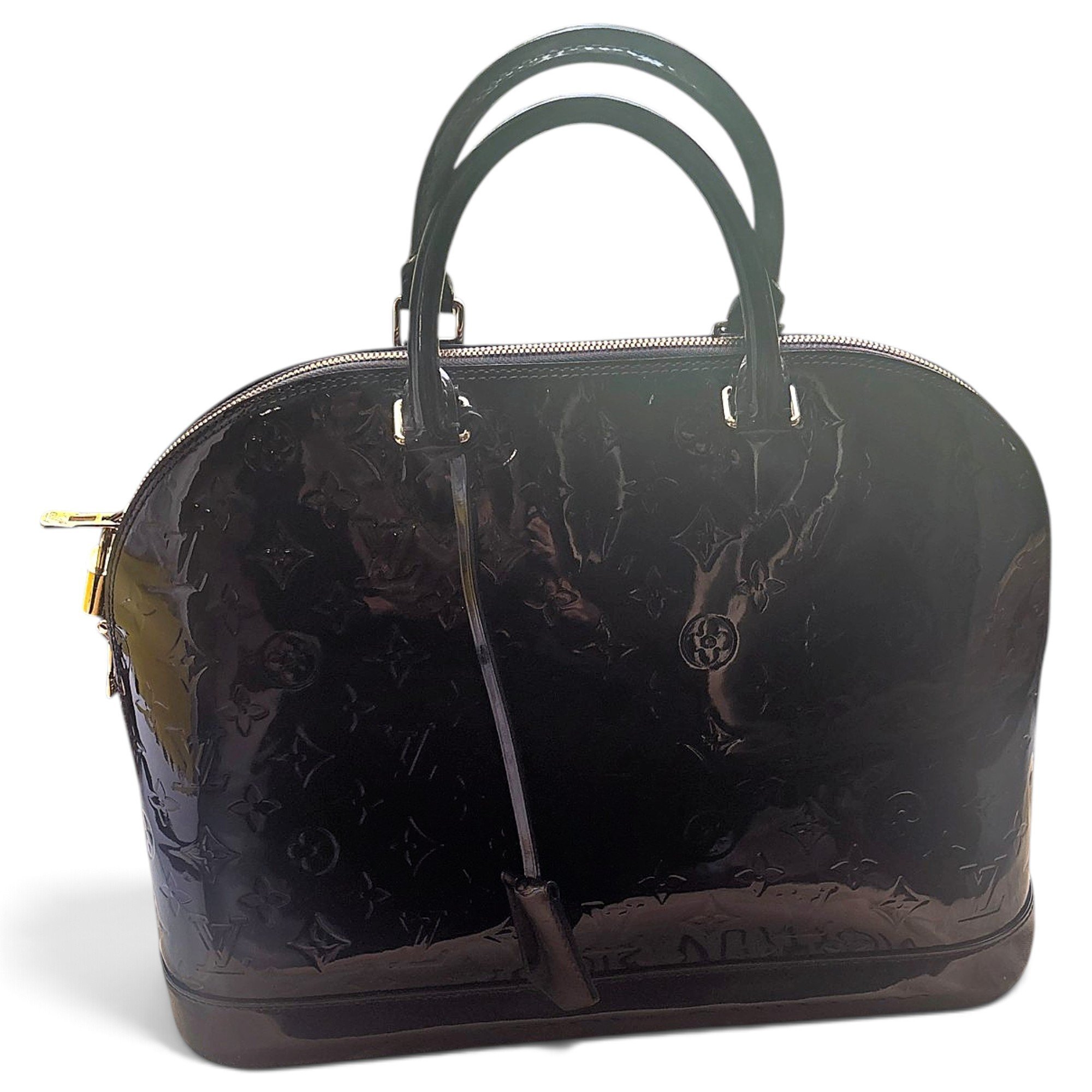 Alma patent leather handbag