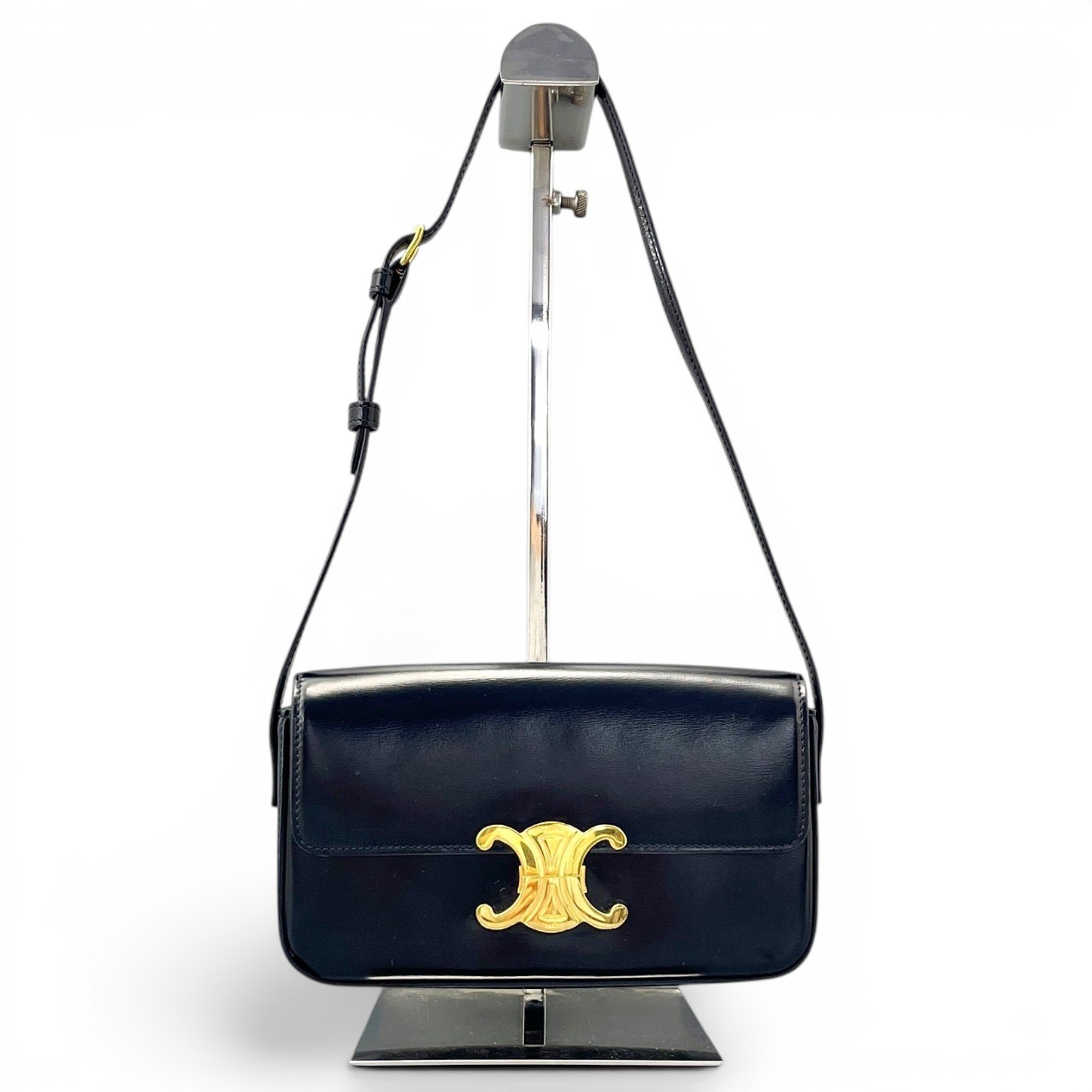 Triomphe Long leather handbag