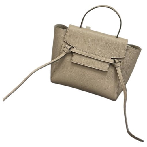 Belt leather handbag