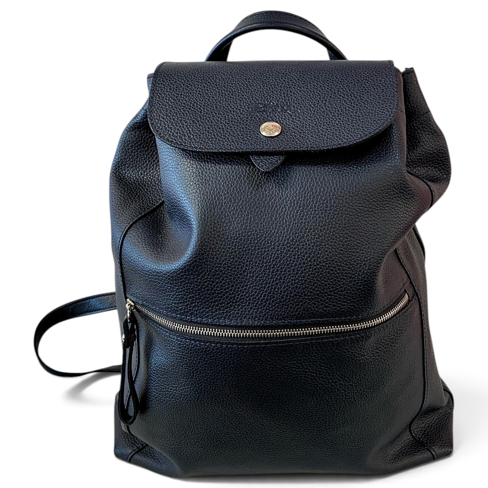 Leather backpack