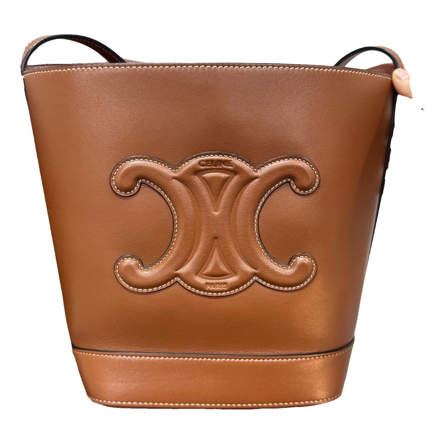 Leather handbag