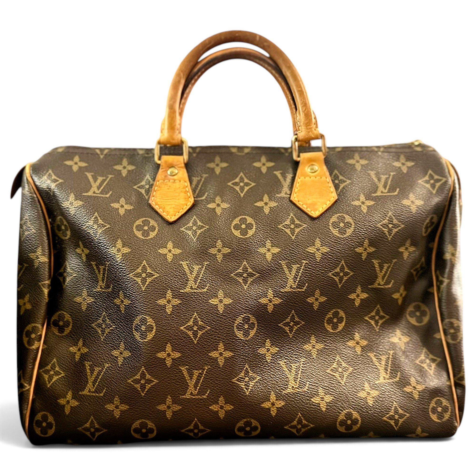 Speedy leather handbag