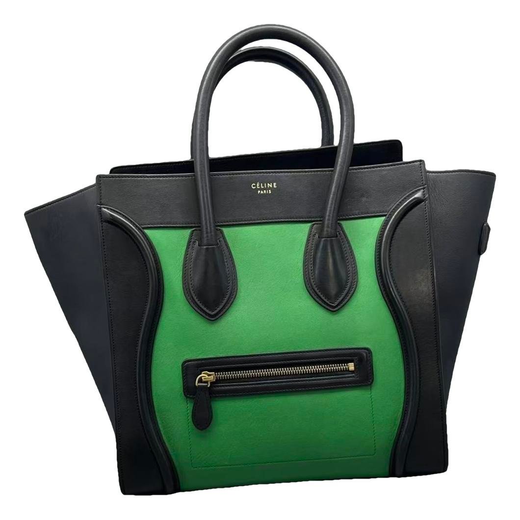 Luggage leather handbag