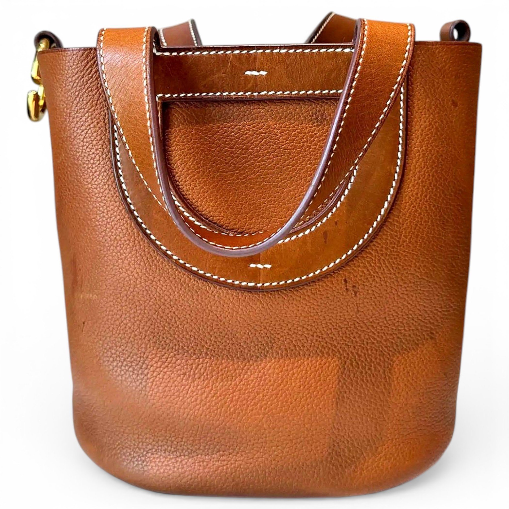 Picotin leather handbag