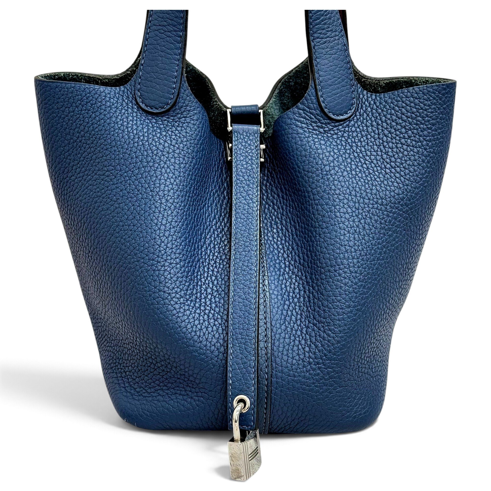 Picotin leather handbag