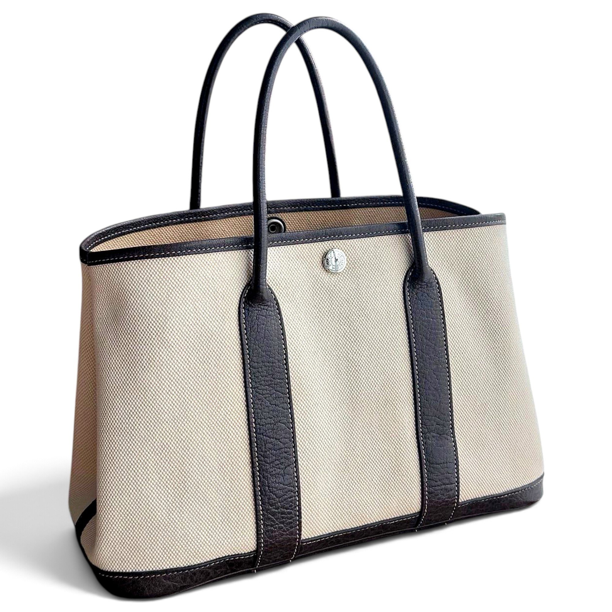 Garden Party leather handbag